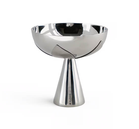 Blad Serving Bowl Silver