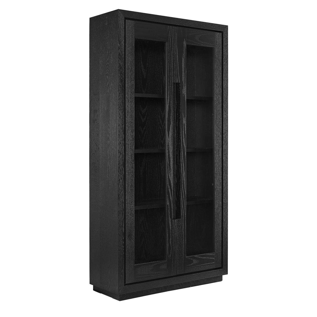 Hunter vitrinskåp svart