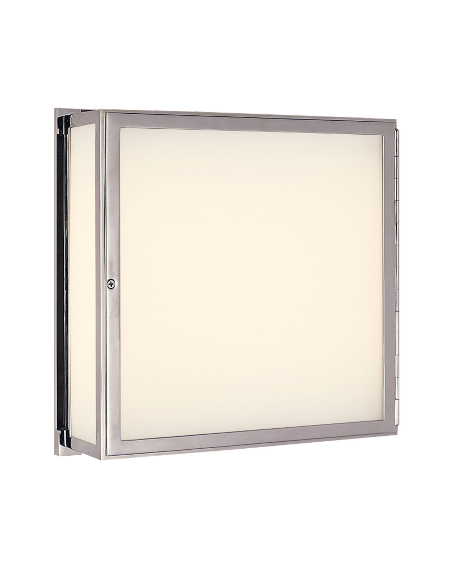 Mercer vägglampa kvadrat krom