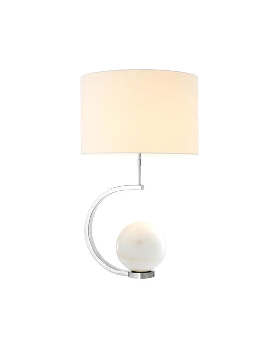 Luigi bordslampa nickel exkl. skärm OUTLET