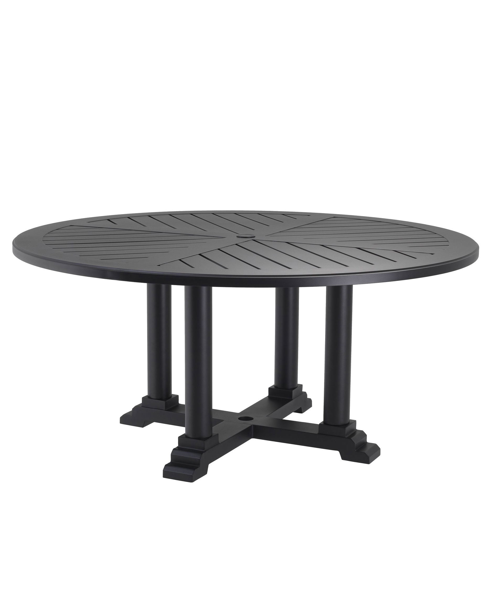 Bell Rive matbord runt svart