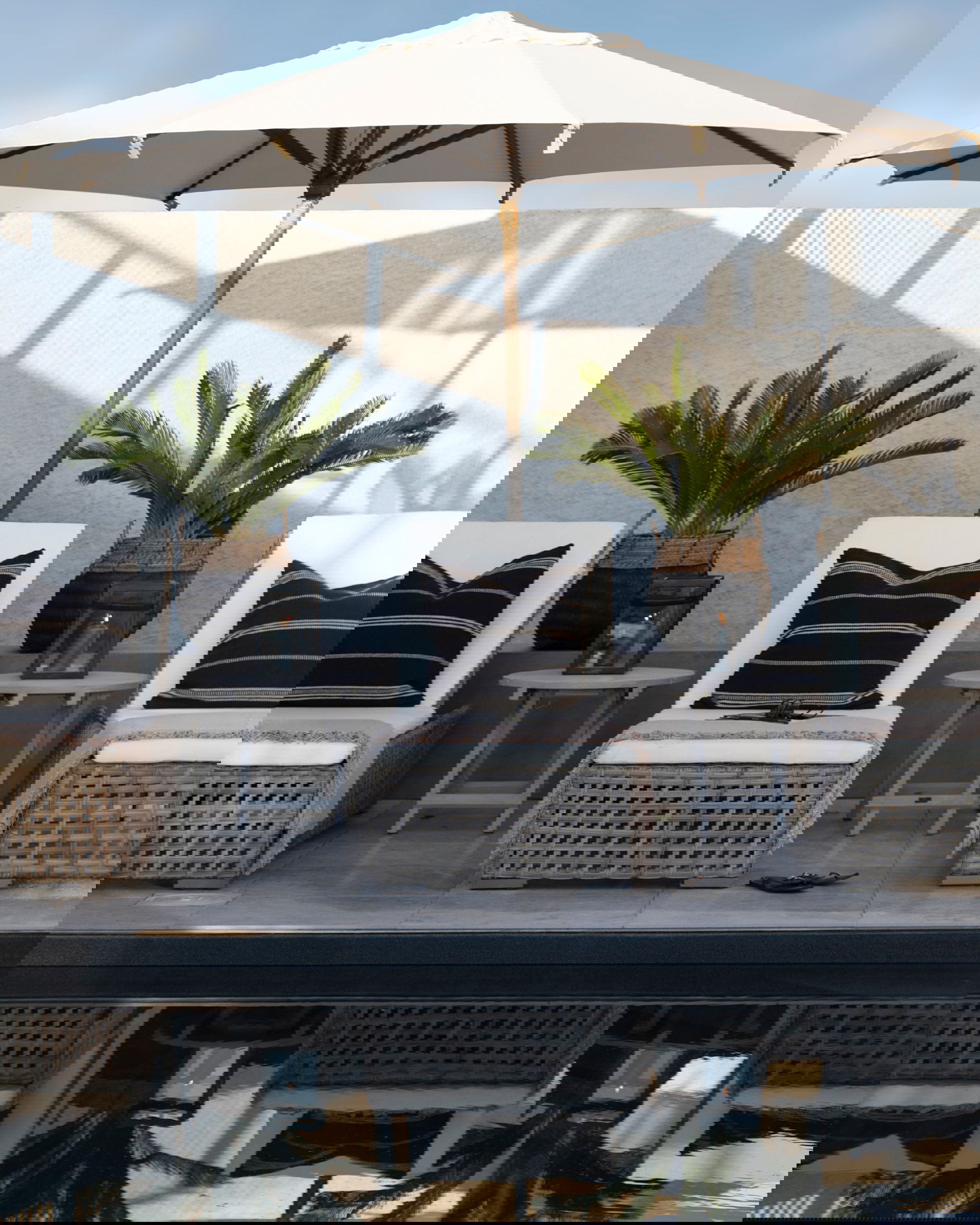 Vintage Beistelltisch charcoal, rund