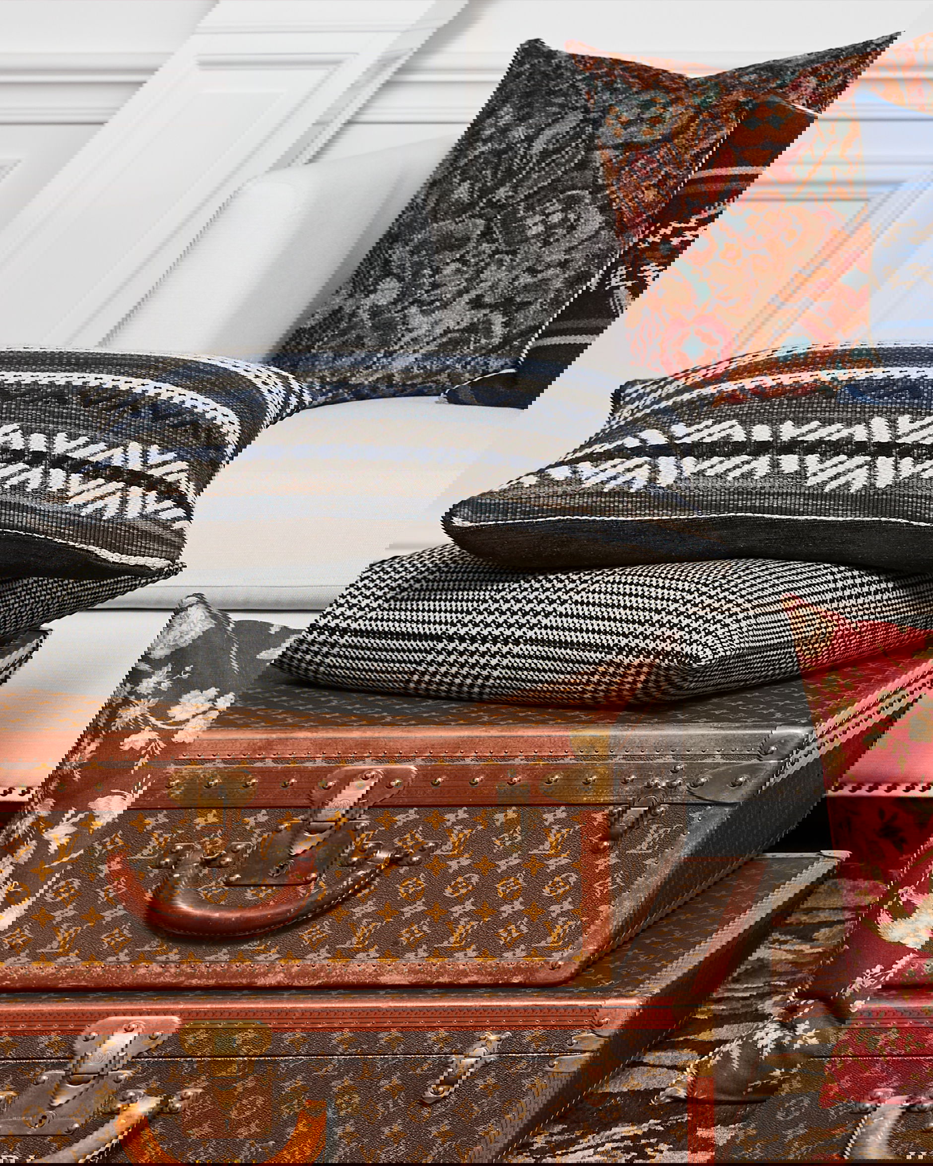 Ralph Lauren Mountain Pass Stripe cushion