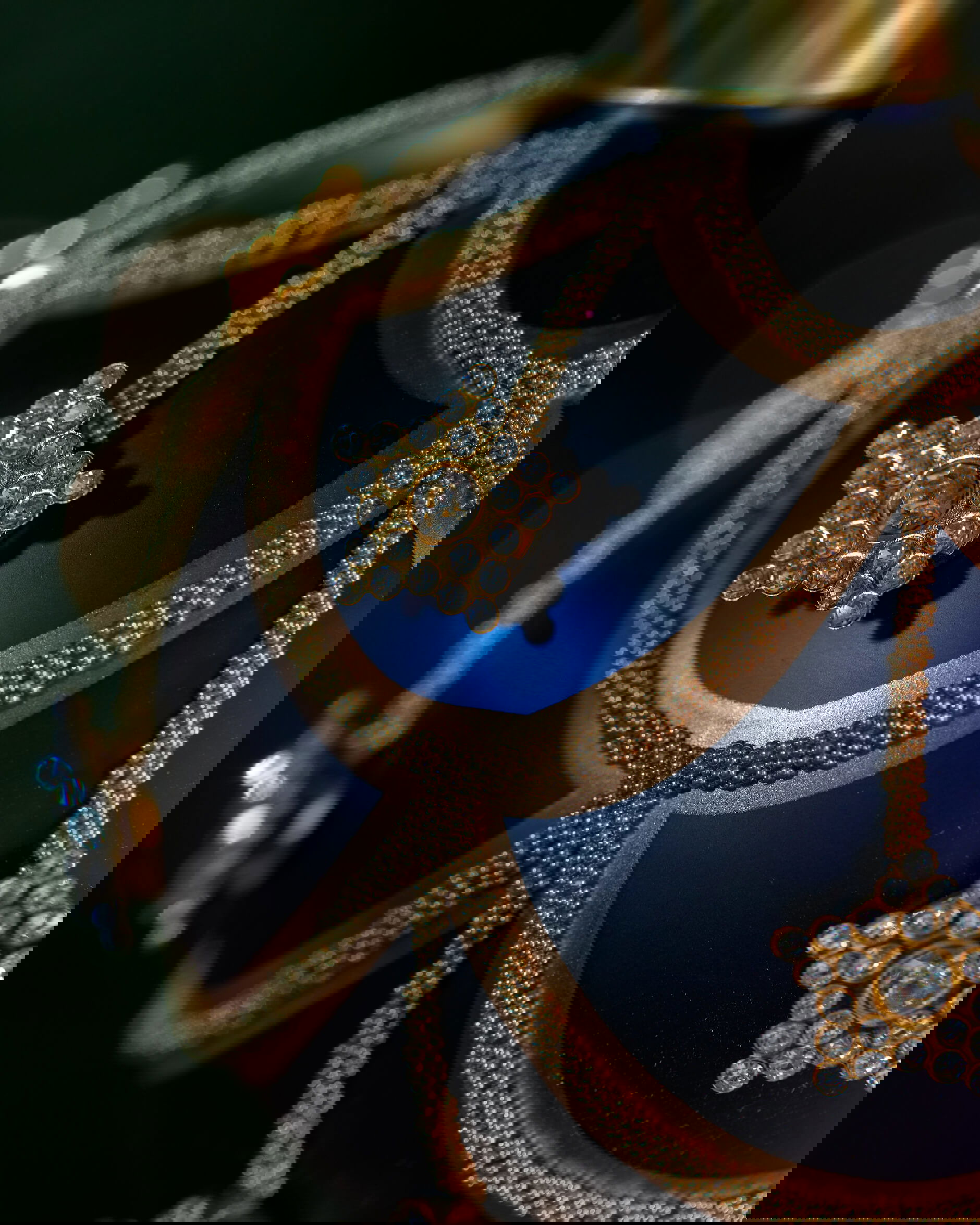 Astra julkula blå/guld