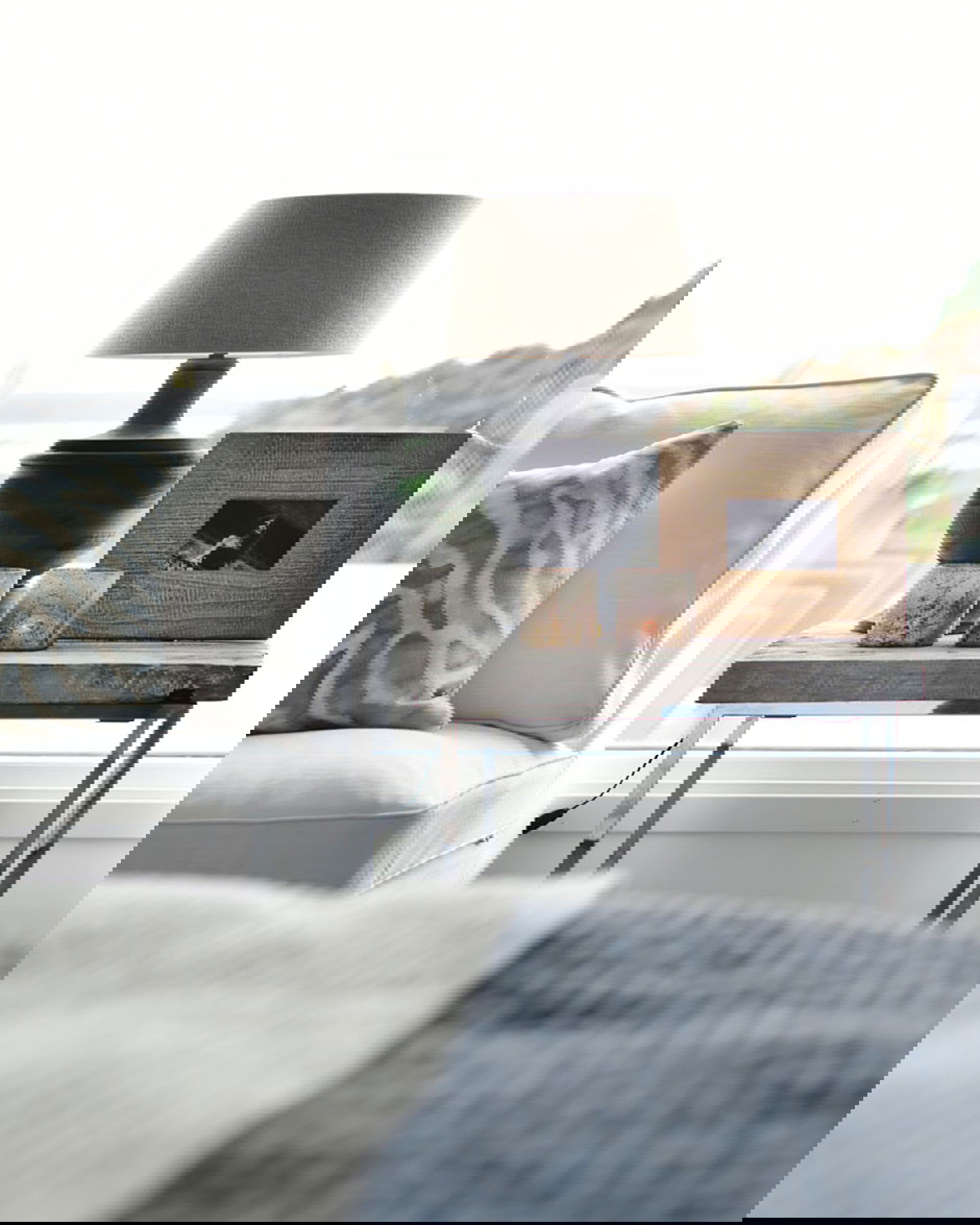 Capri lampefot svart