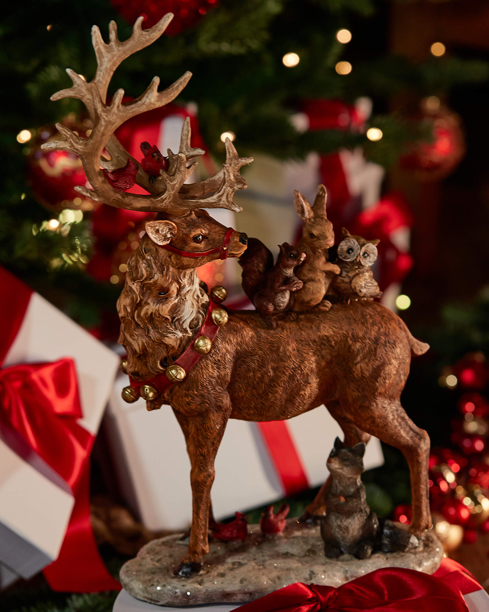 Skogsdjur juldekoration