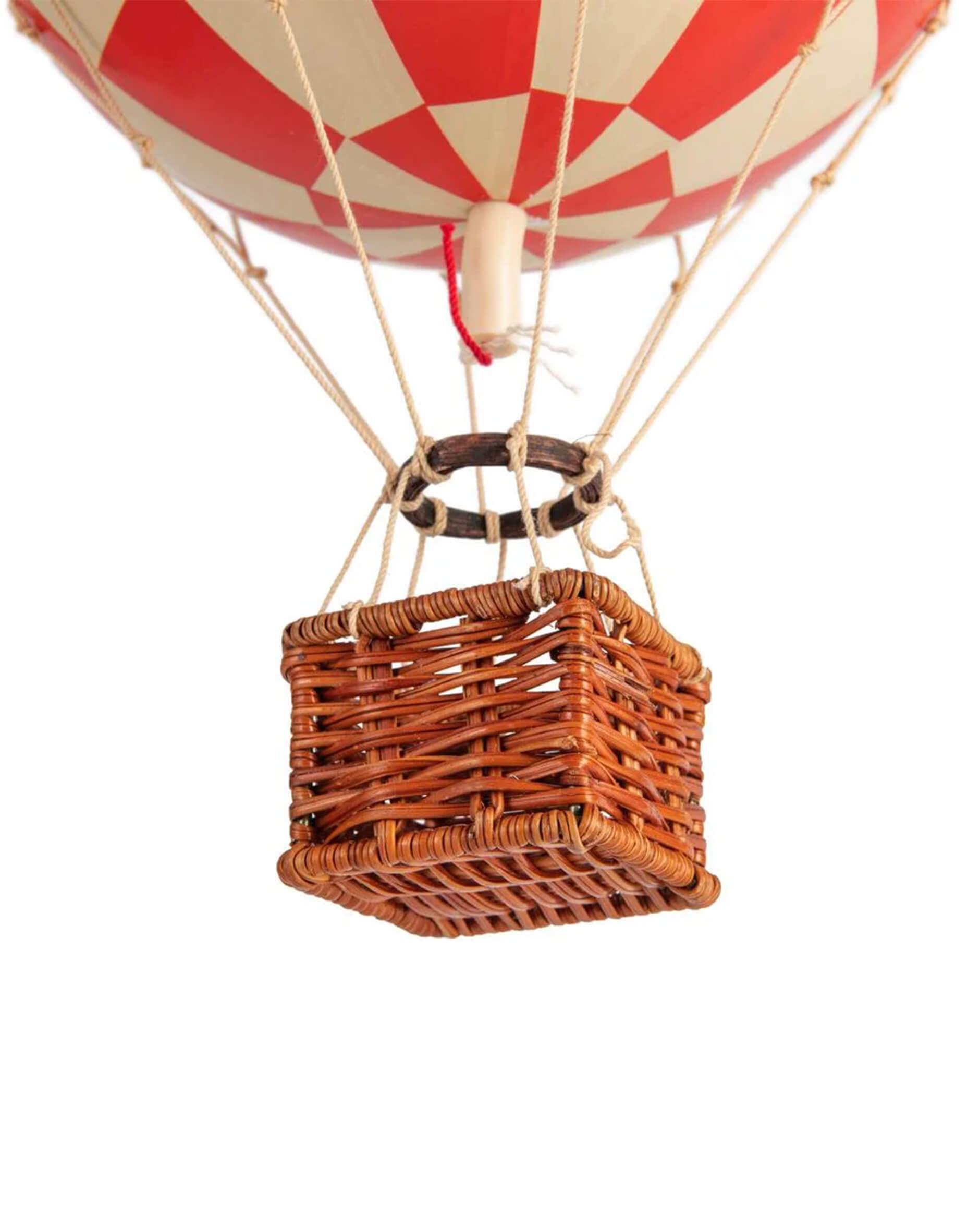 Travels Light luftballong röd rutig