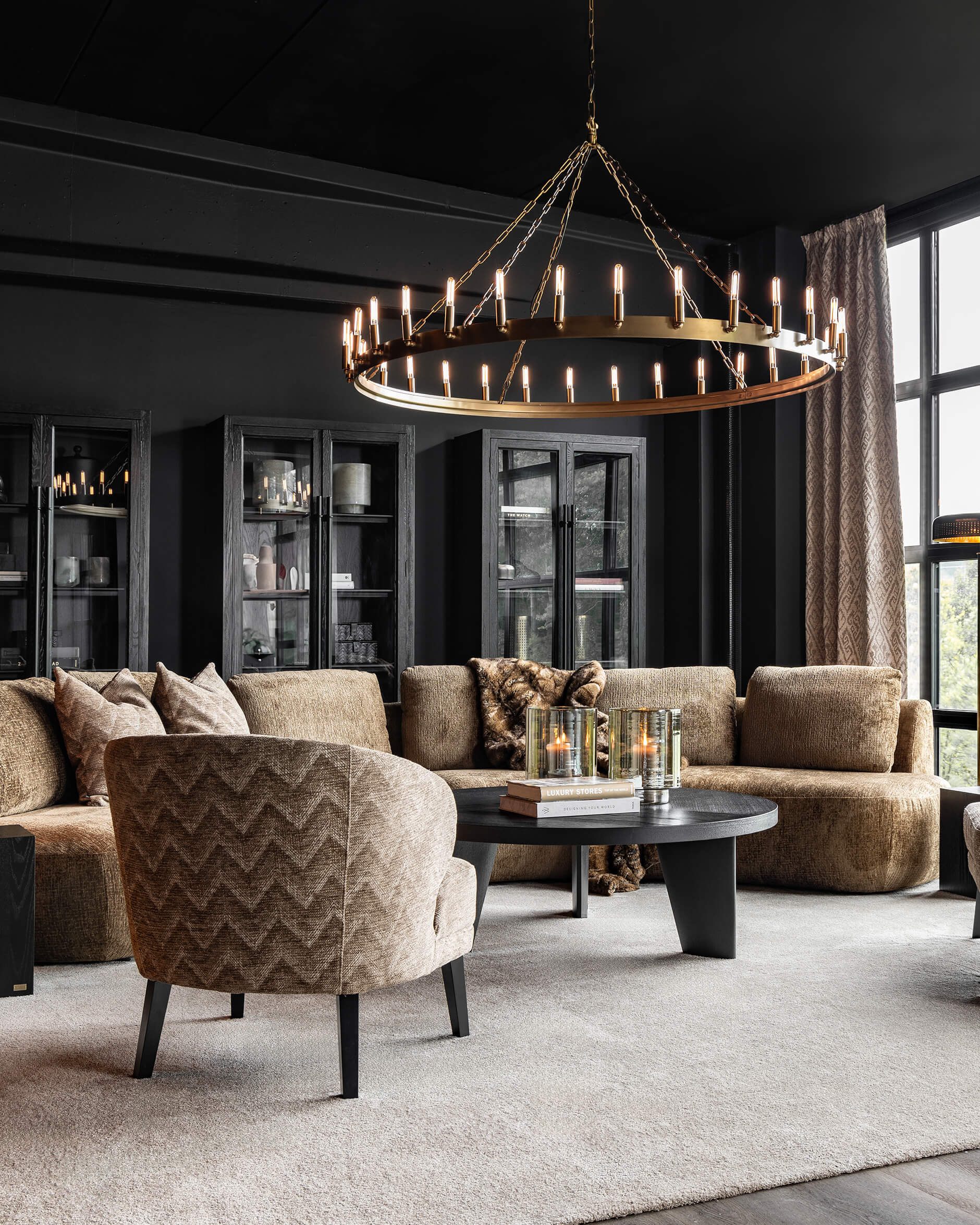 Barrington fåtölj aurelia W light brown