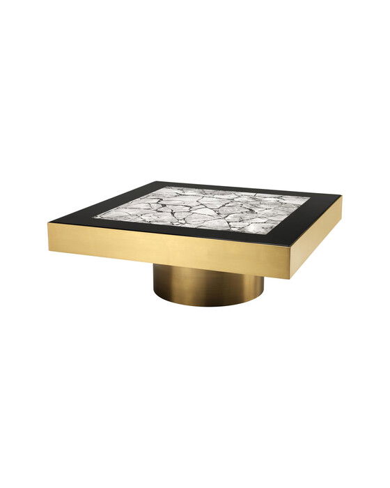 Tatler Coffee Table Brass
