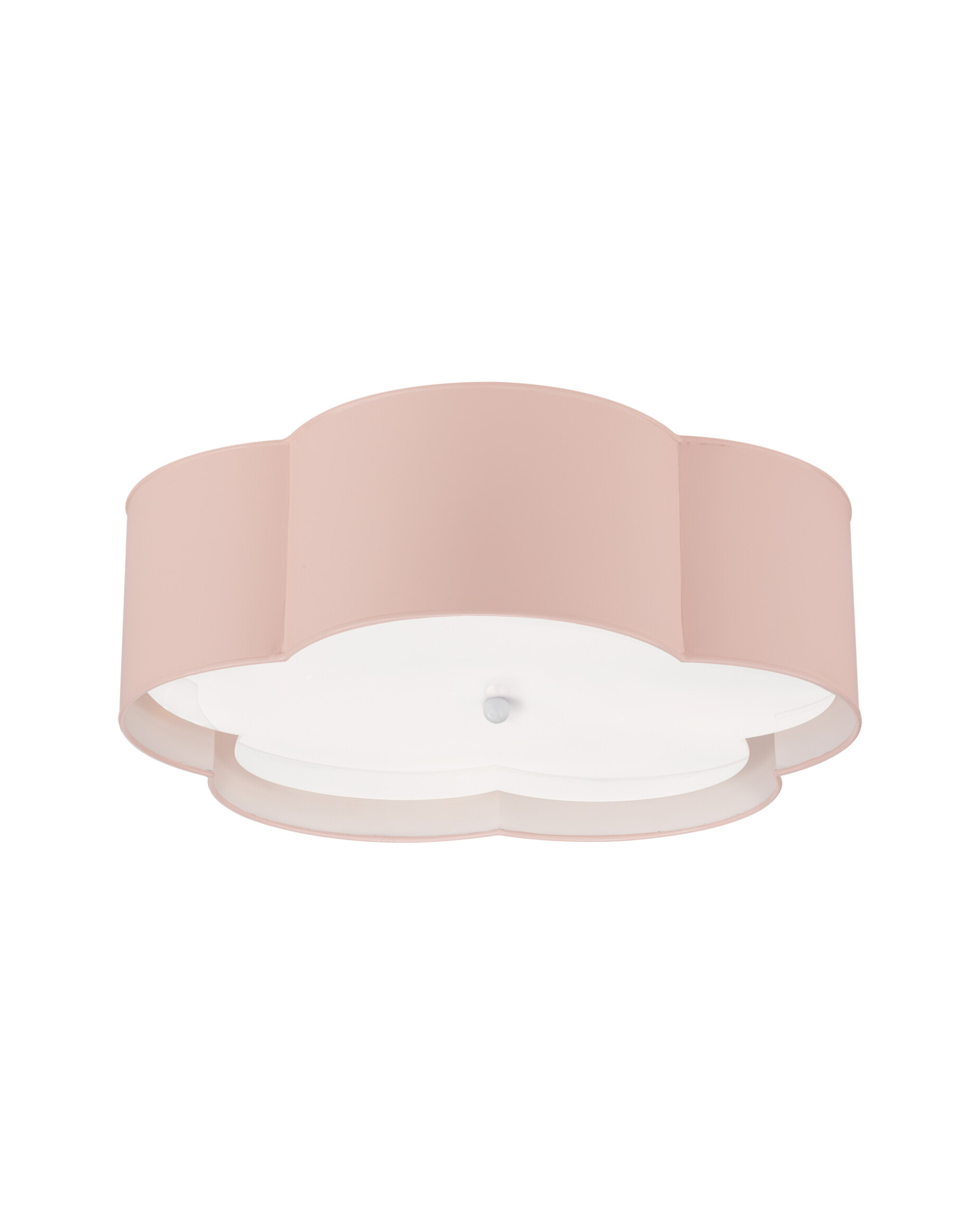 Bryce Flower Flush Mount Pink and White Large OUTLET
