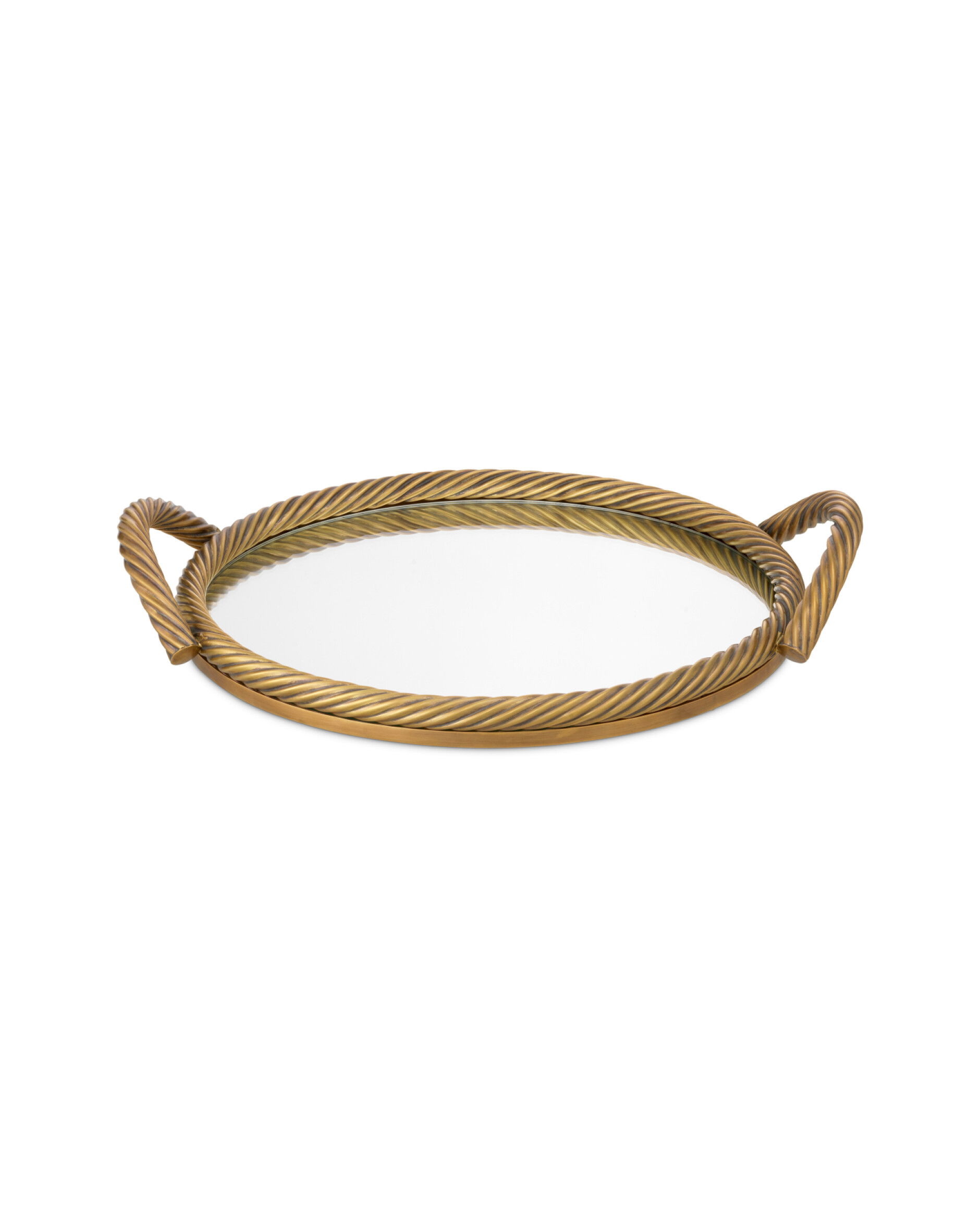 Salvi bricka mässing rund