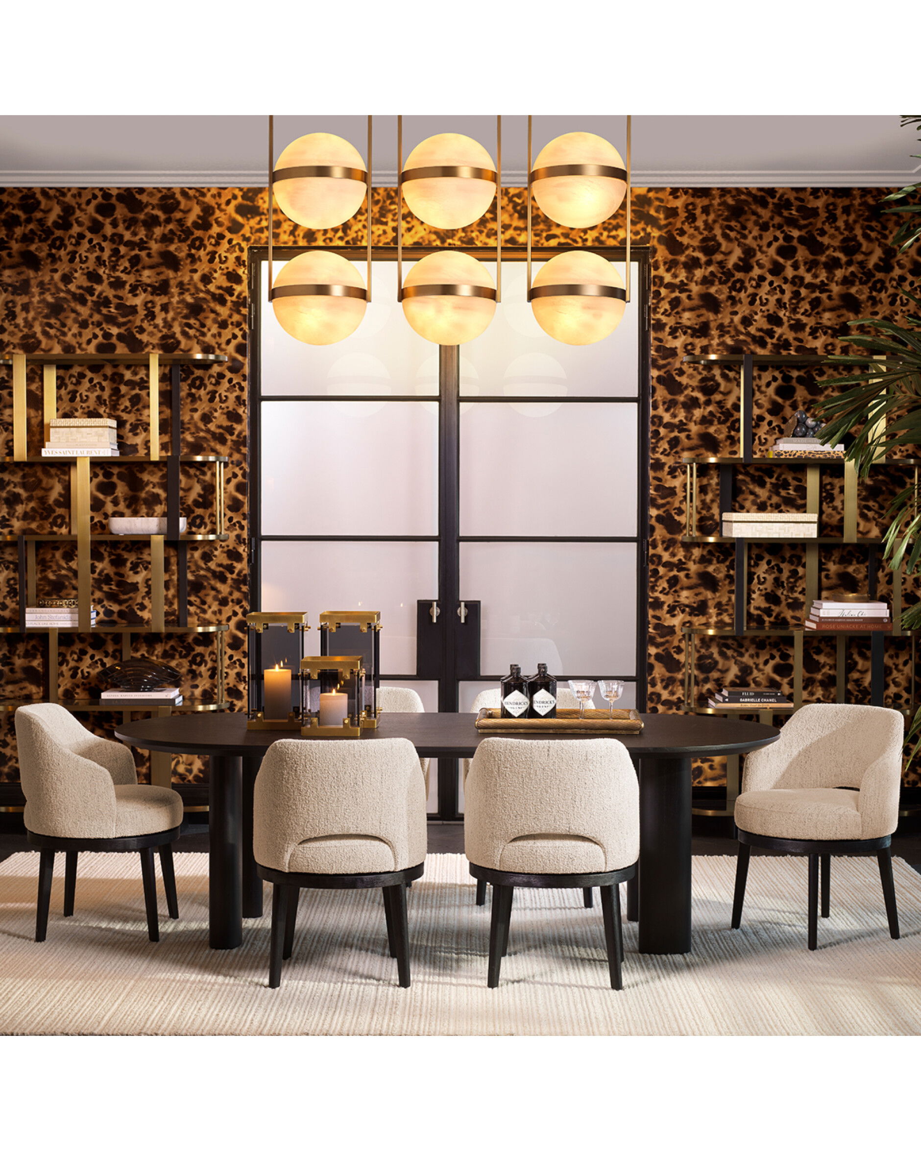 Lenora Tray Vintage Brass