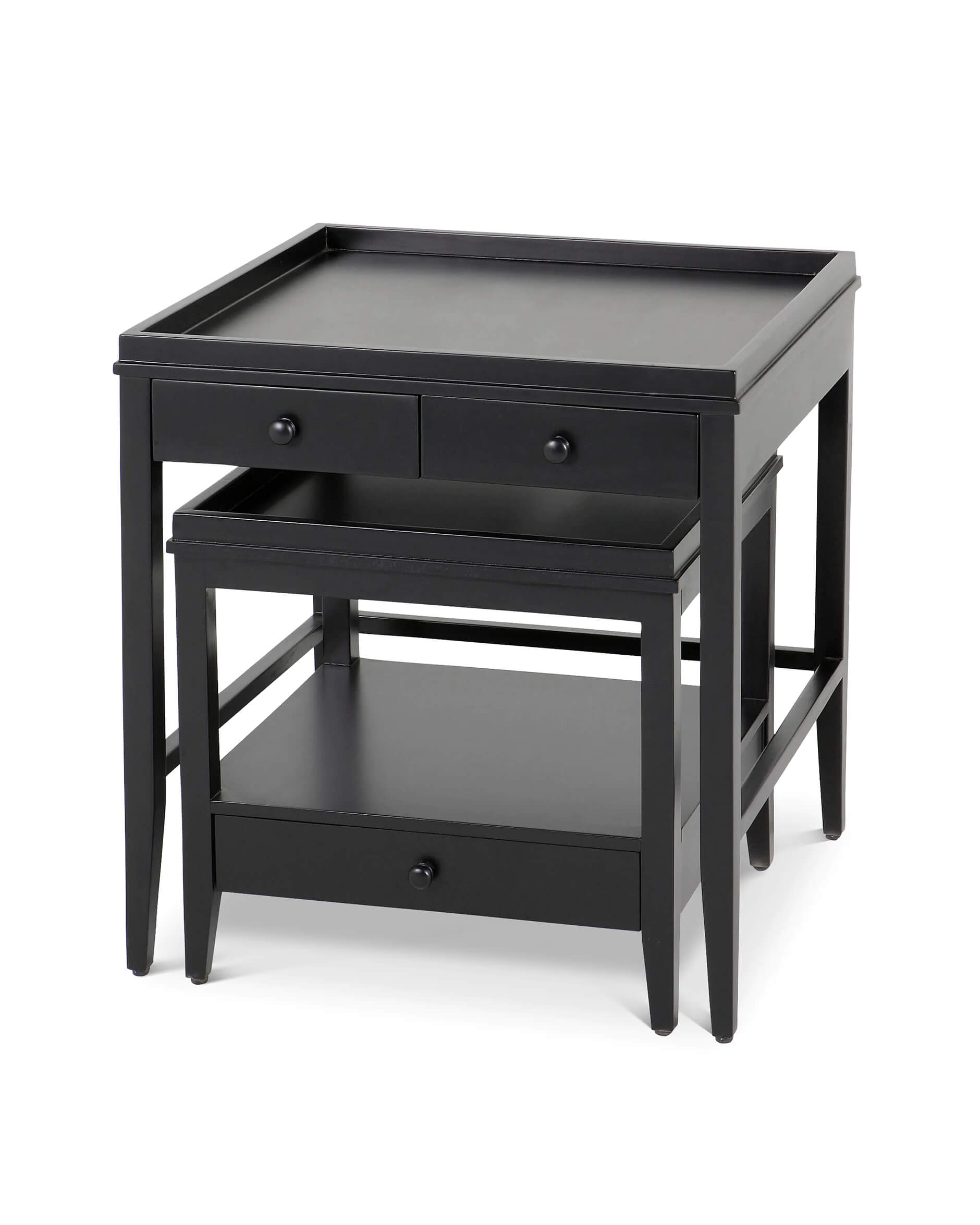 Bleeker sidobord svart 2-pack OUTLET