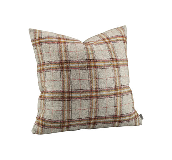 null - Glensdale Check Cushion Cover Olive