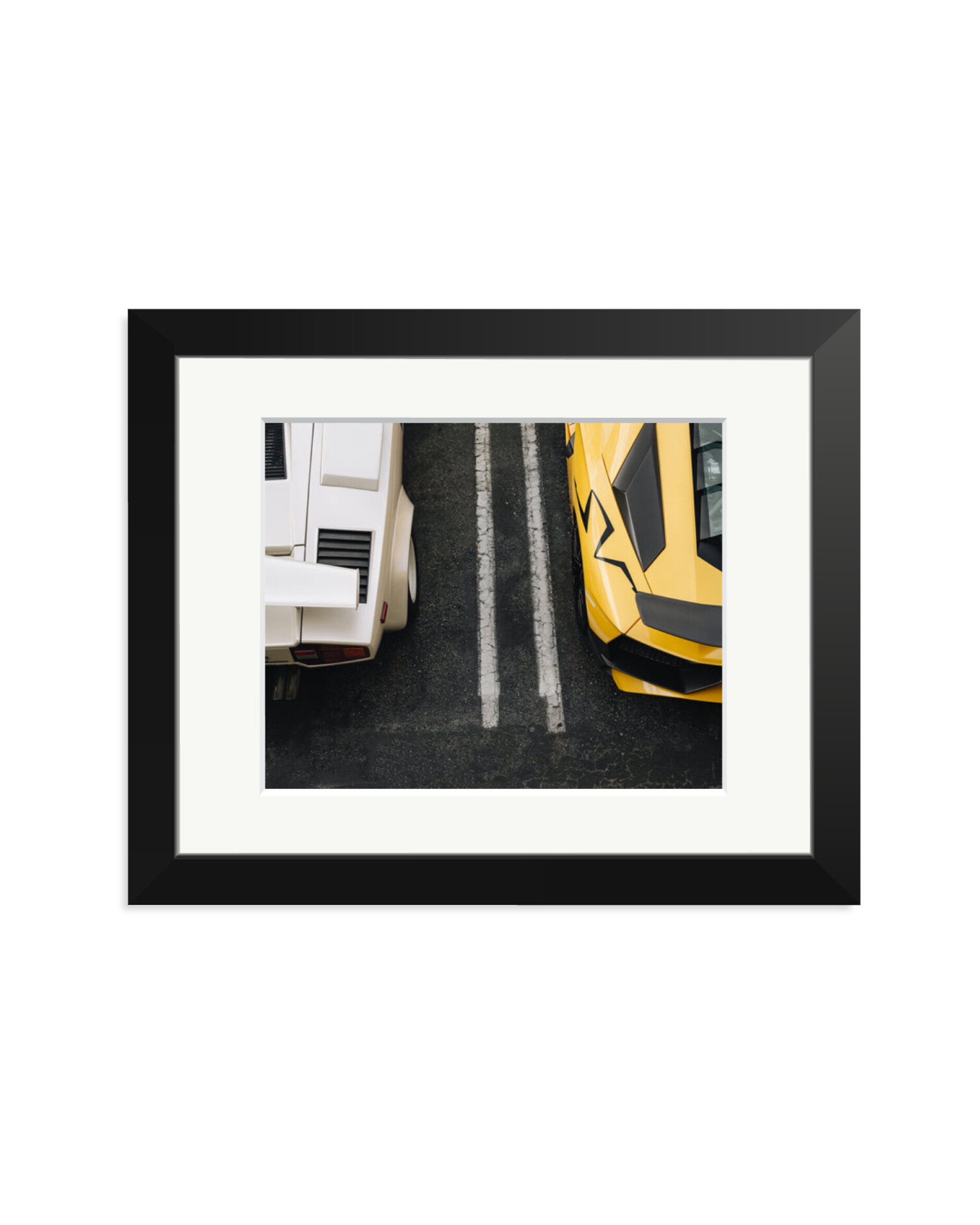 Lamborghini Countach and Aventador SV Black / Small