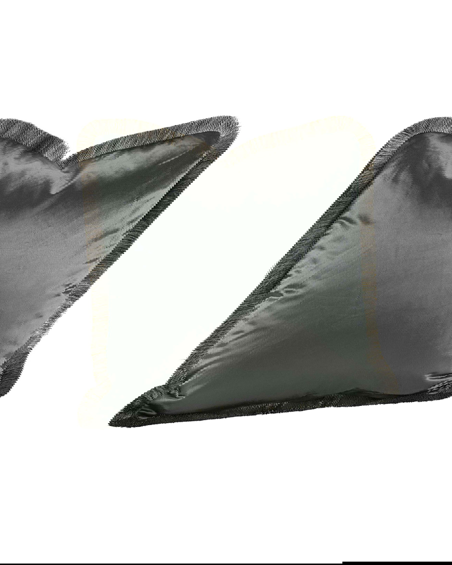 Dorsia kuddfodral fransar grå