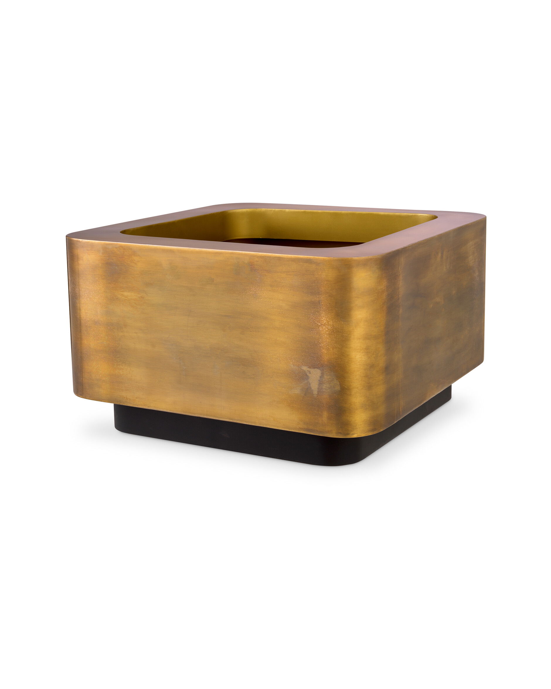 Jasper planteringslåda antik mässing