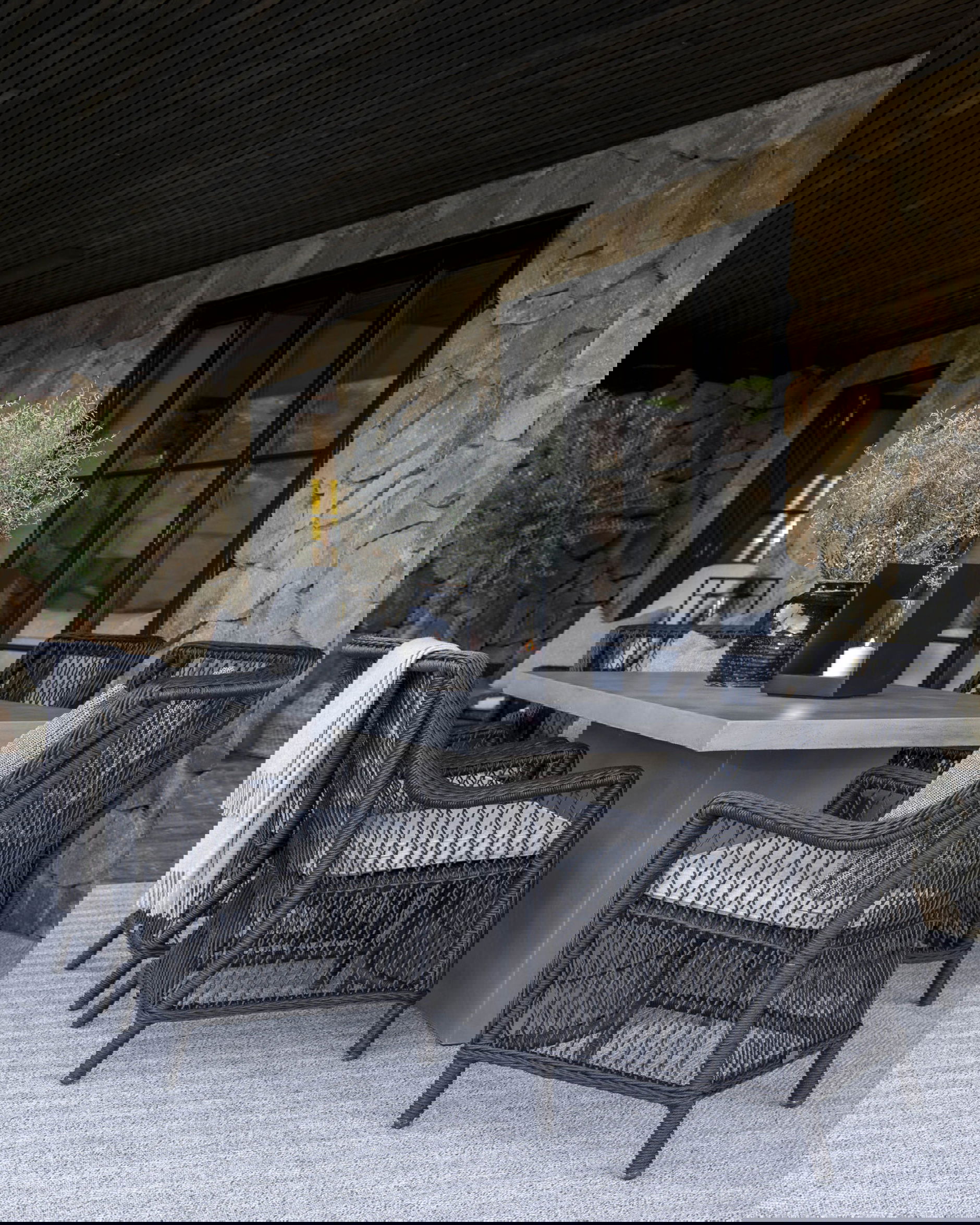 Marbella Lehnstuhl Schwarz