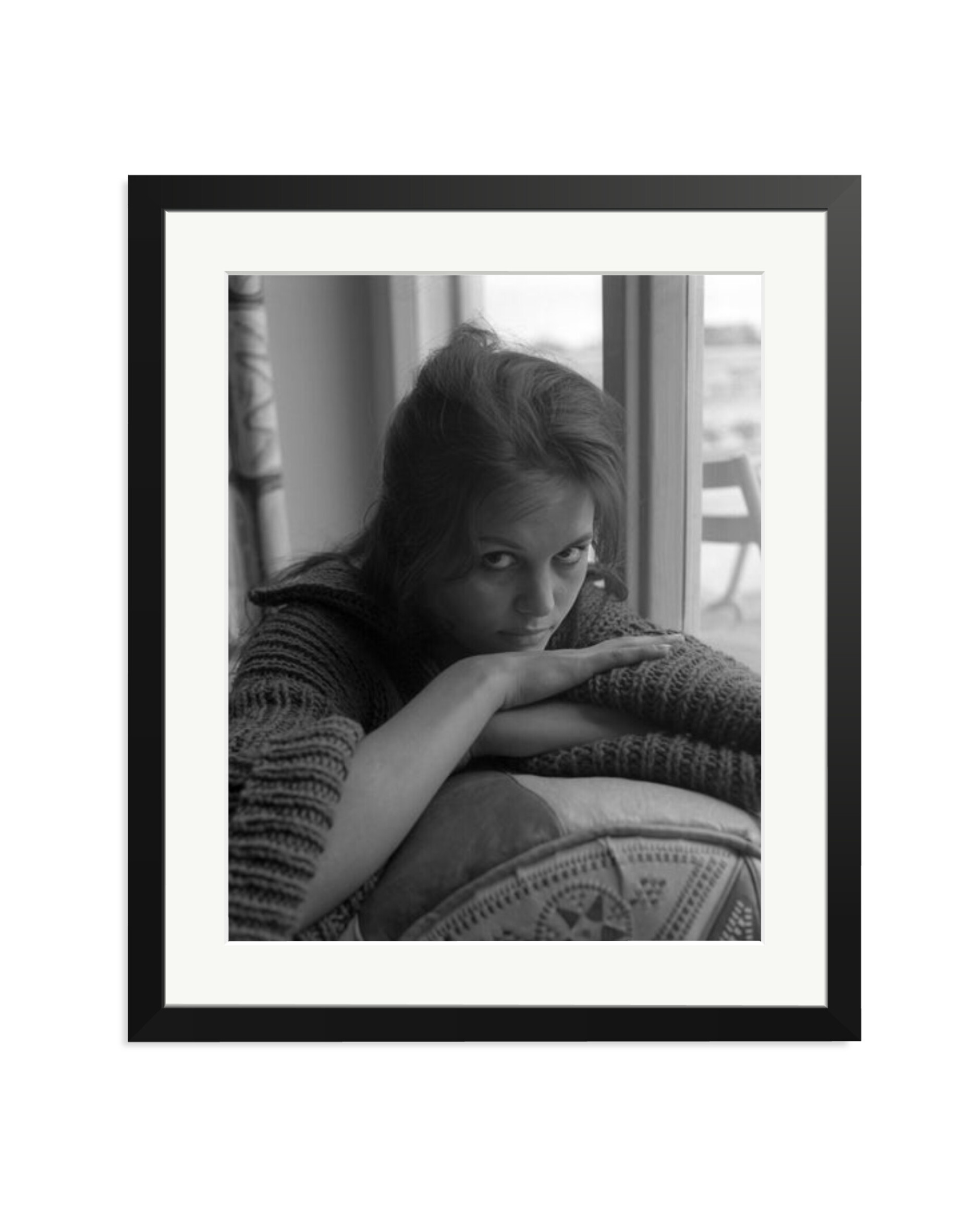 Claudia Cardinale Staring Black / Large