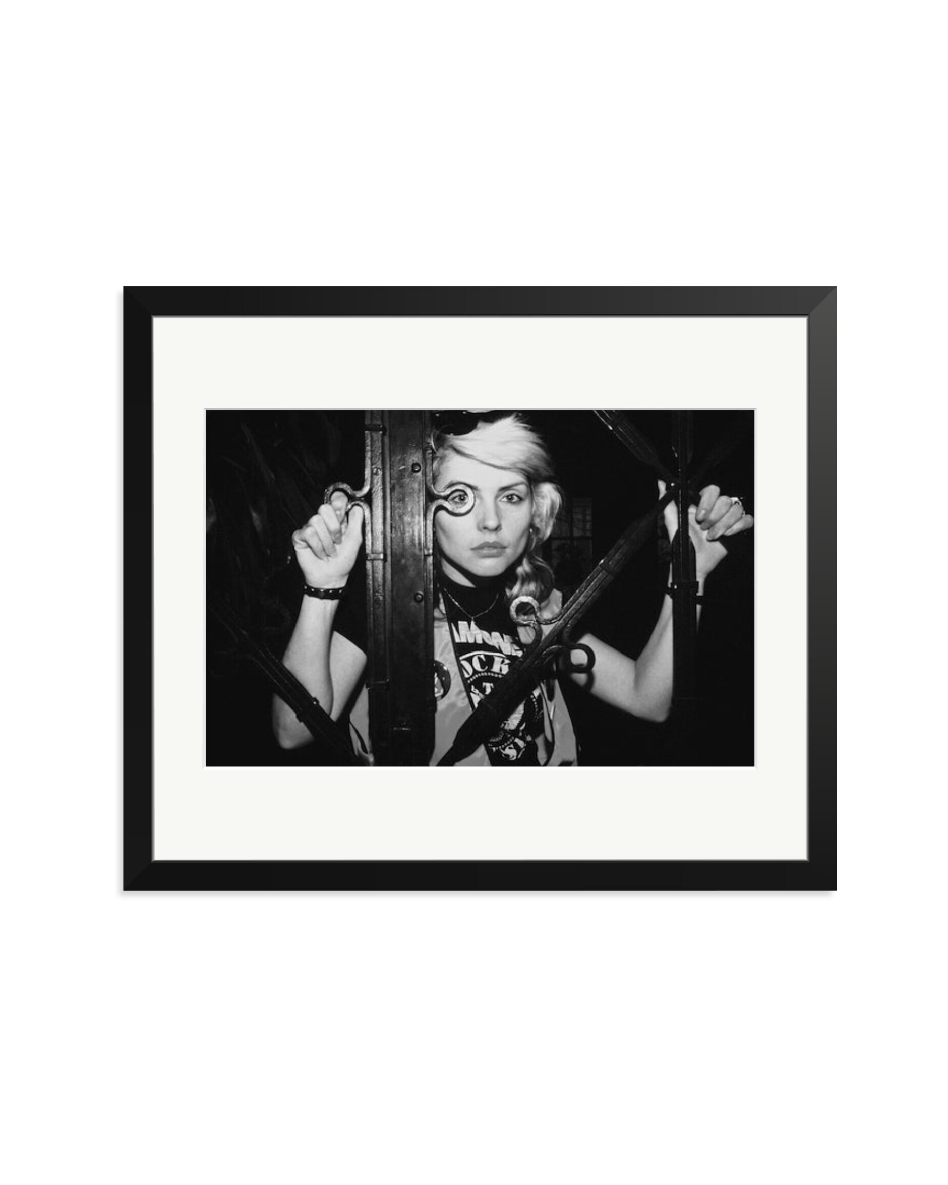 Debbie Harry of Blondie Black & White Black / Large