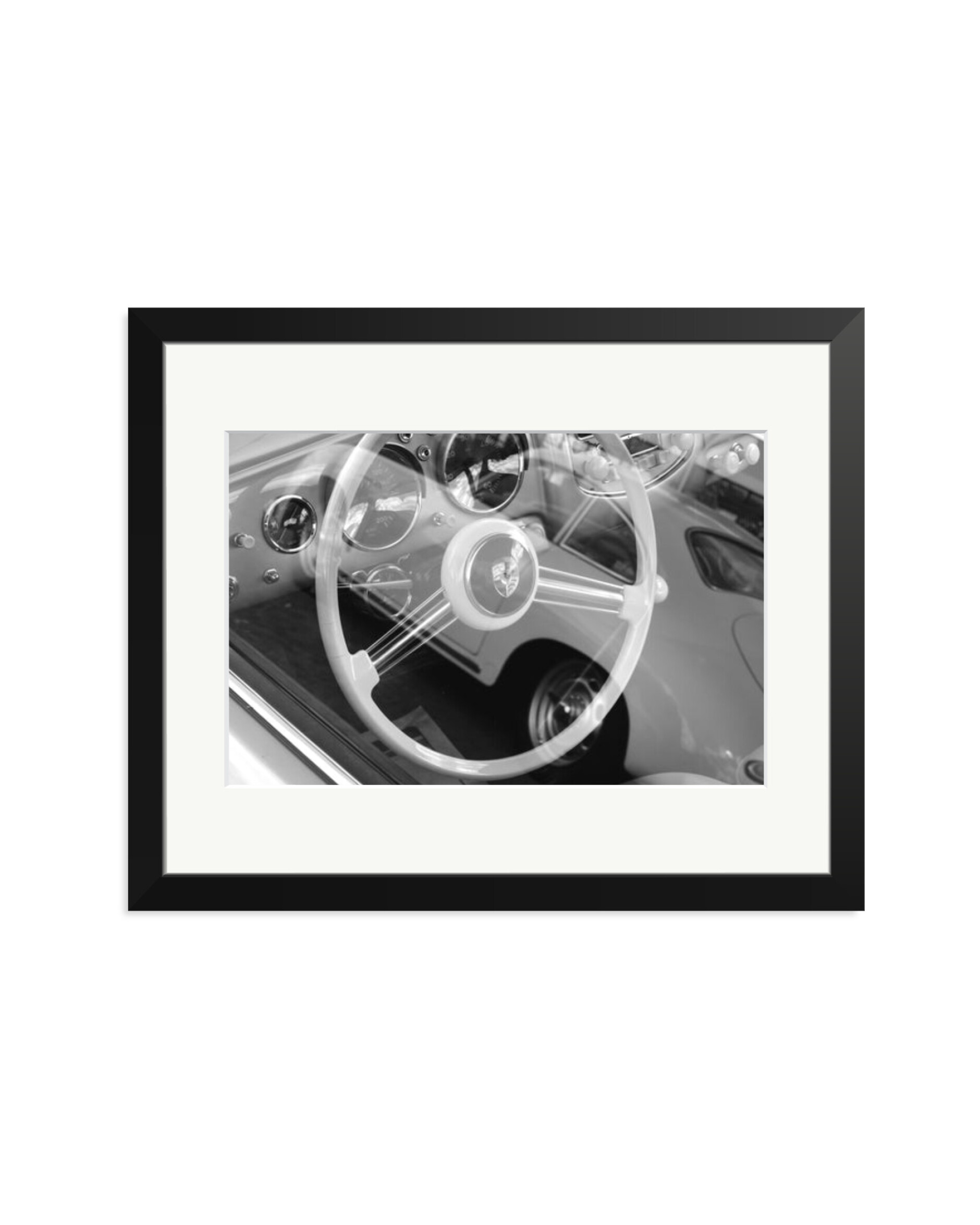 Porsche Steering Wheel Black / Medium