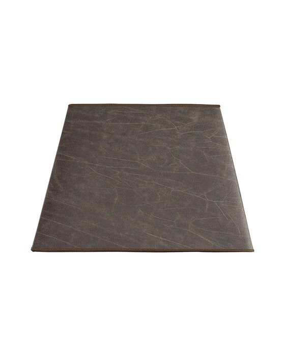 Square lampskärm leather pale brown