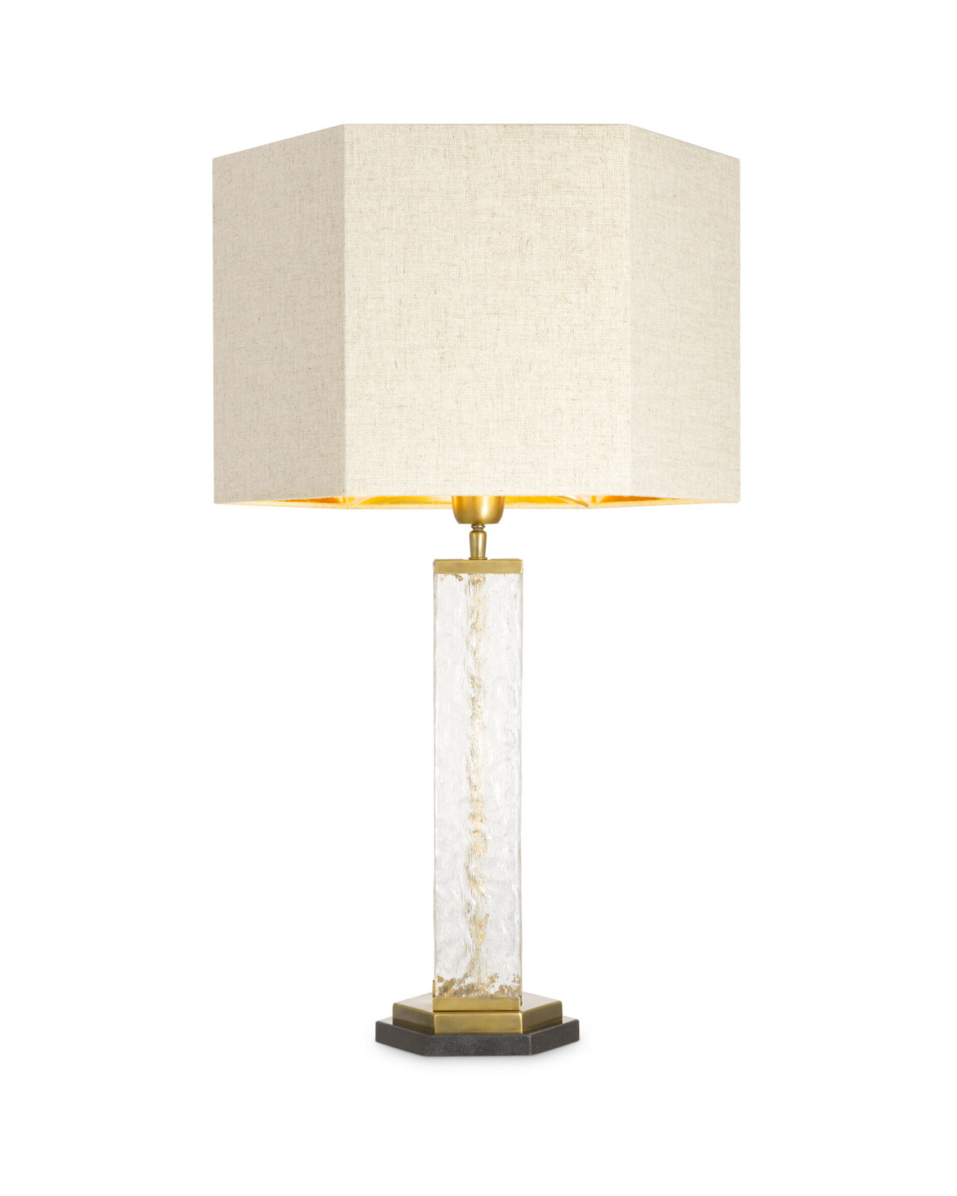 Harmonis tafellamp antiek messing