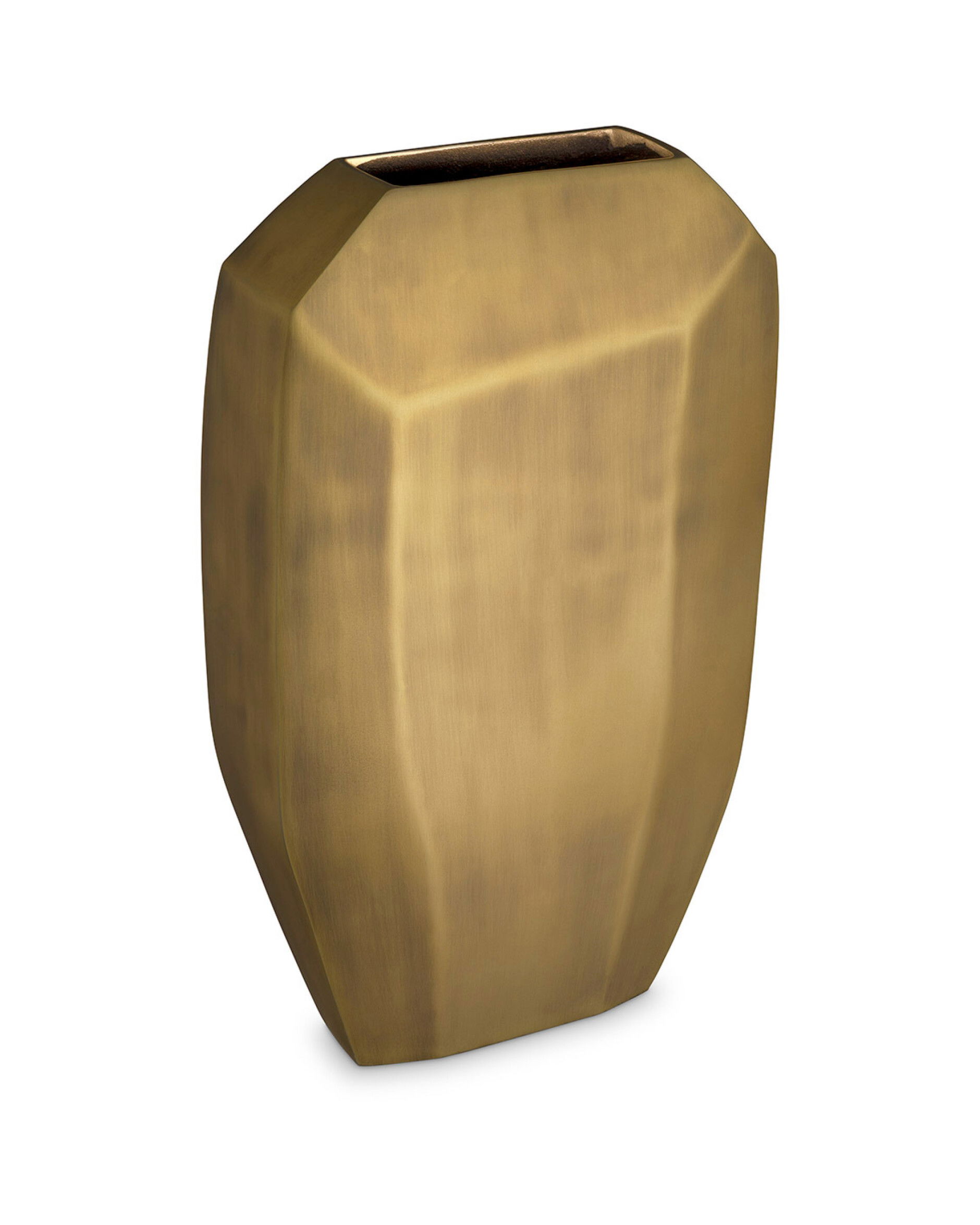 Linos vas antik mässing