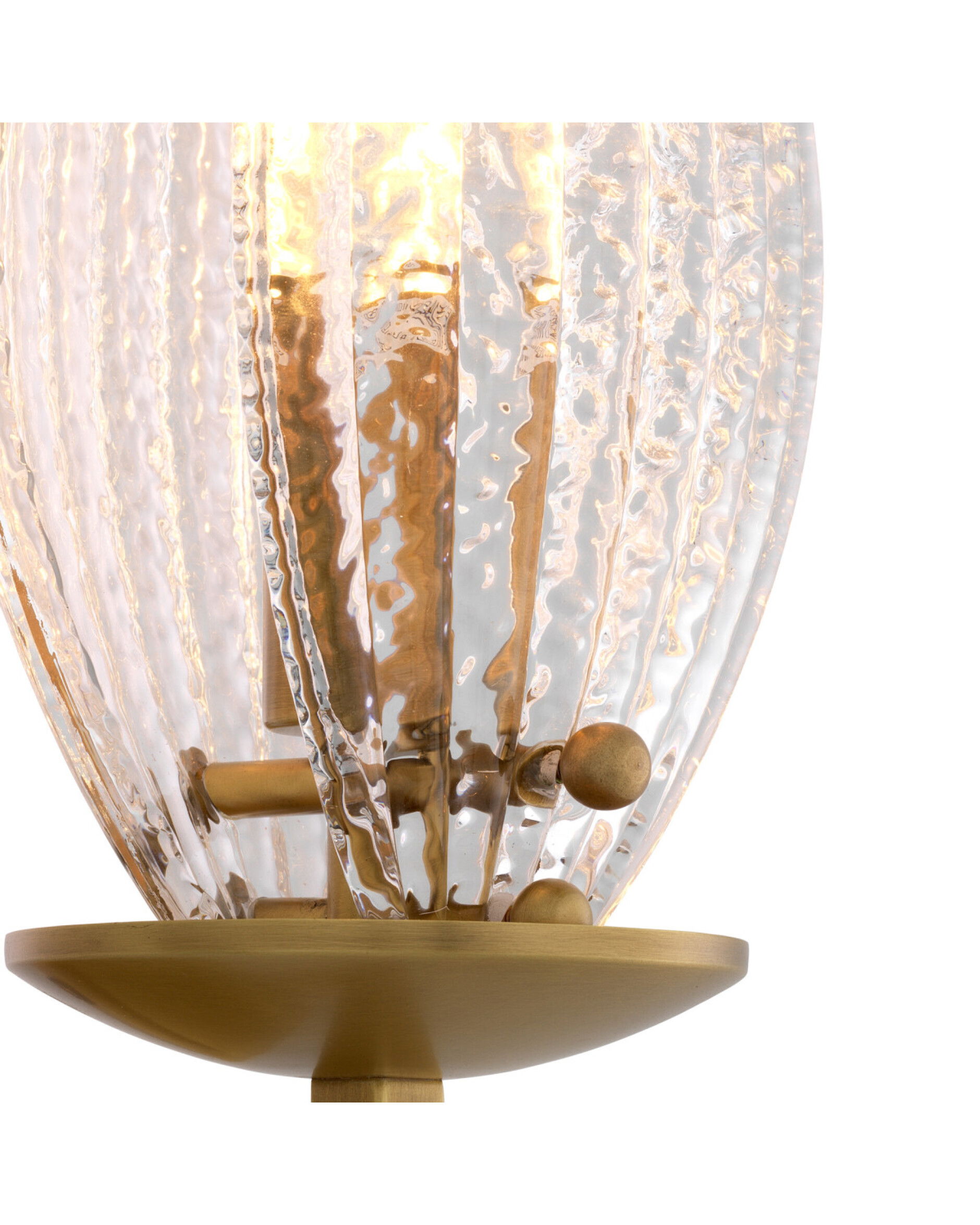 Persephone wandlamp antiek messing
