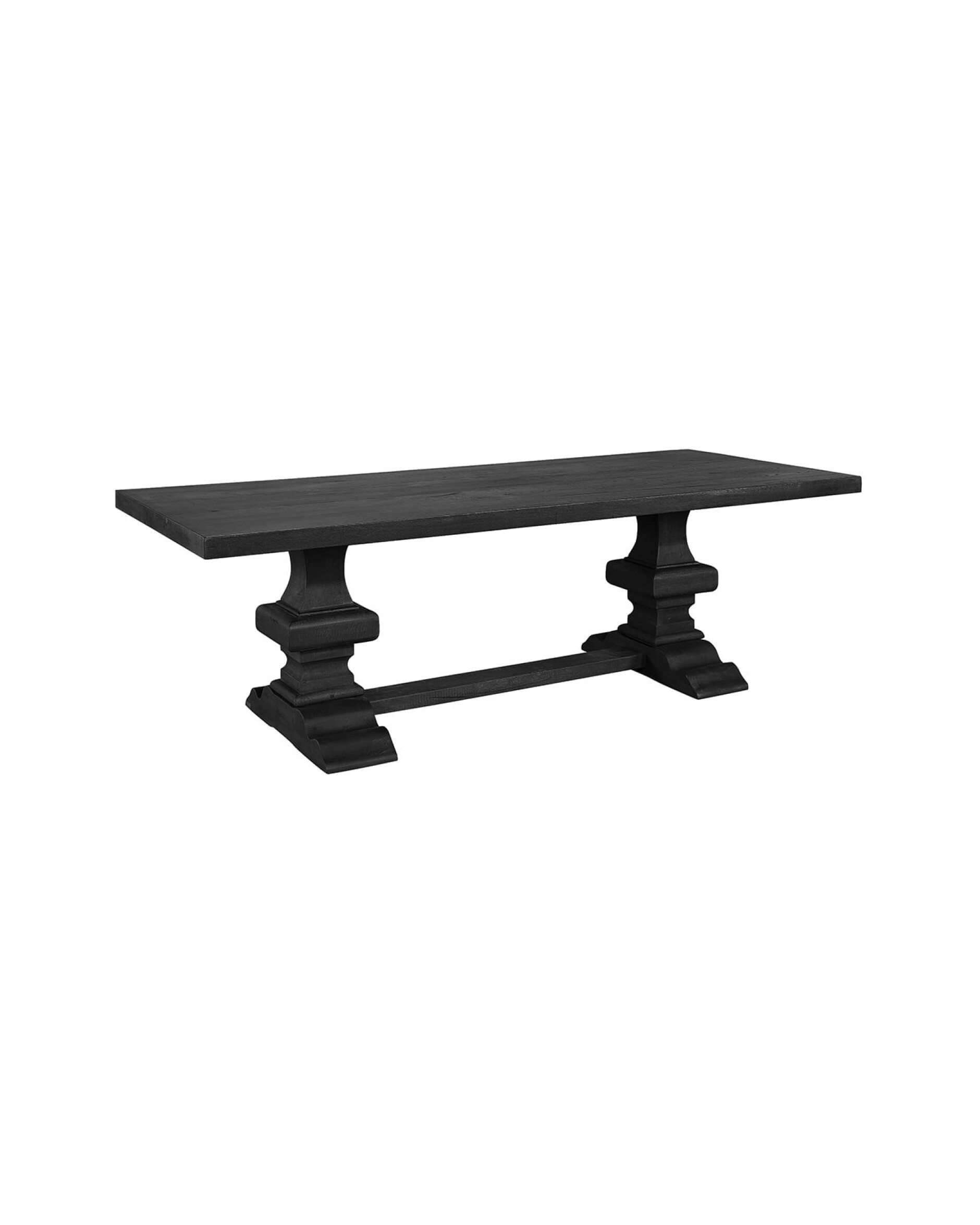 Paris Dining Table Matte Black 240cm