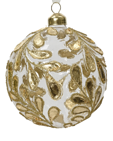 Läs mer om Golden Leaves Julkula Guld