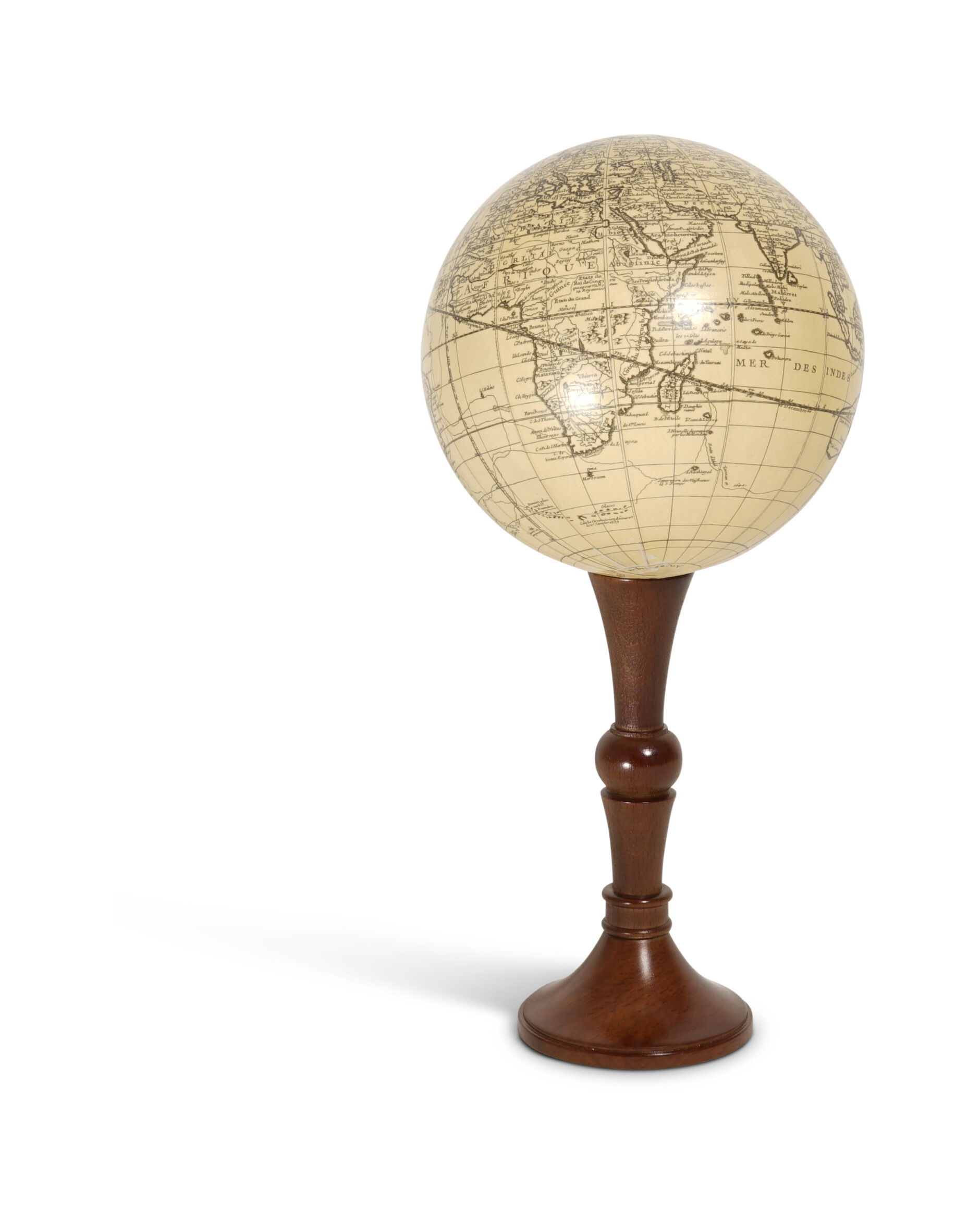 Wooden Globe Stand M