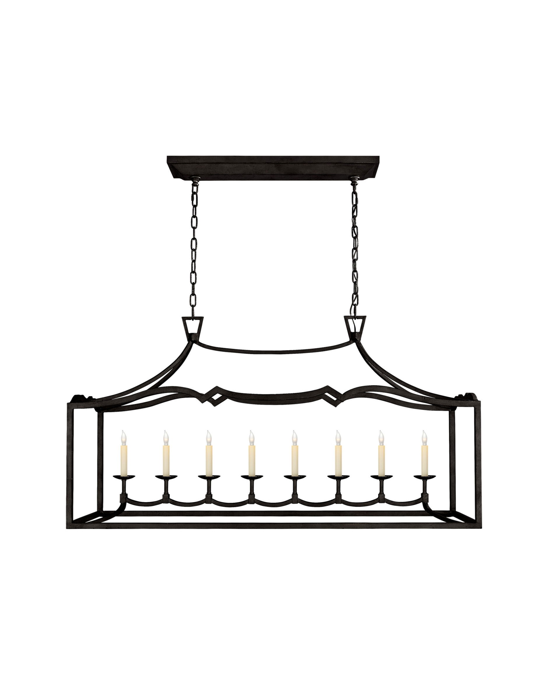Fancy Darlana Linear Pendant Black Large