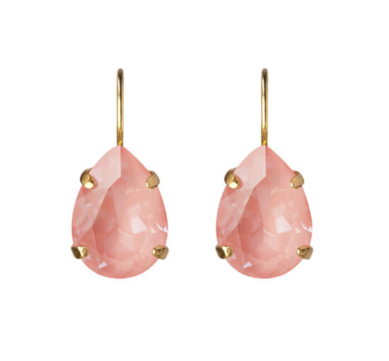 Flamingo Ignite - Mini Drop Clasp Earrings Greige