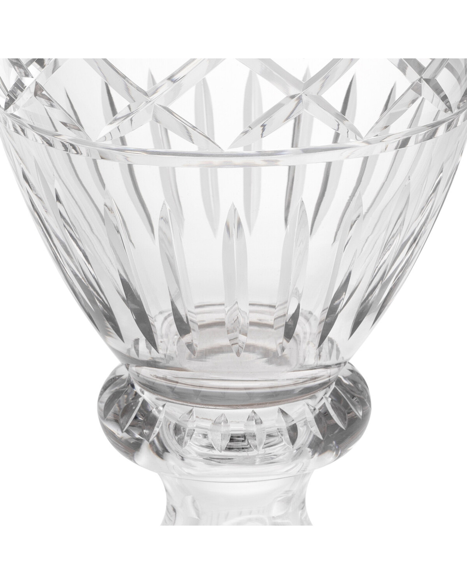 Gravon vase i klart glas