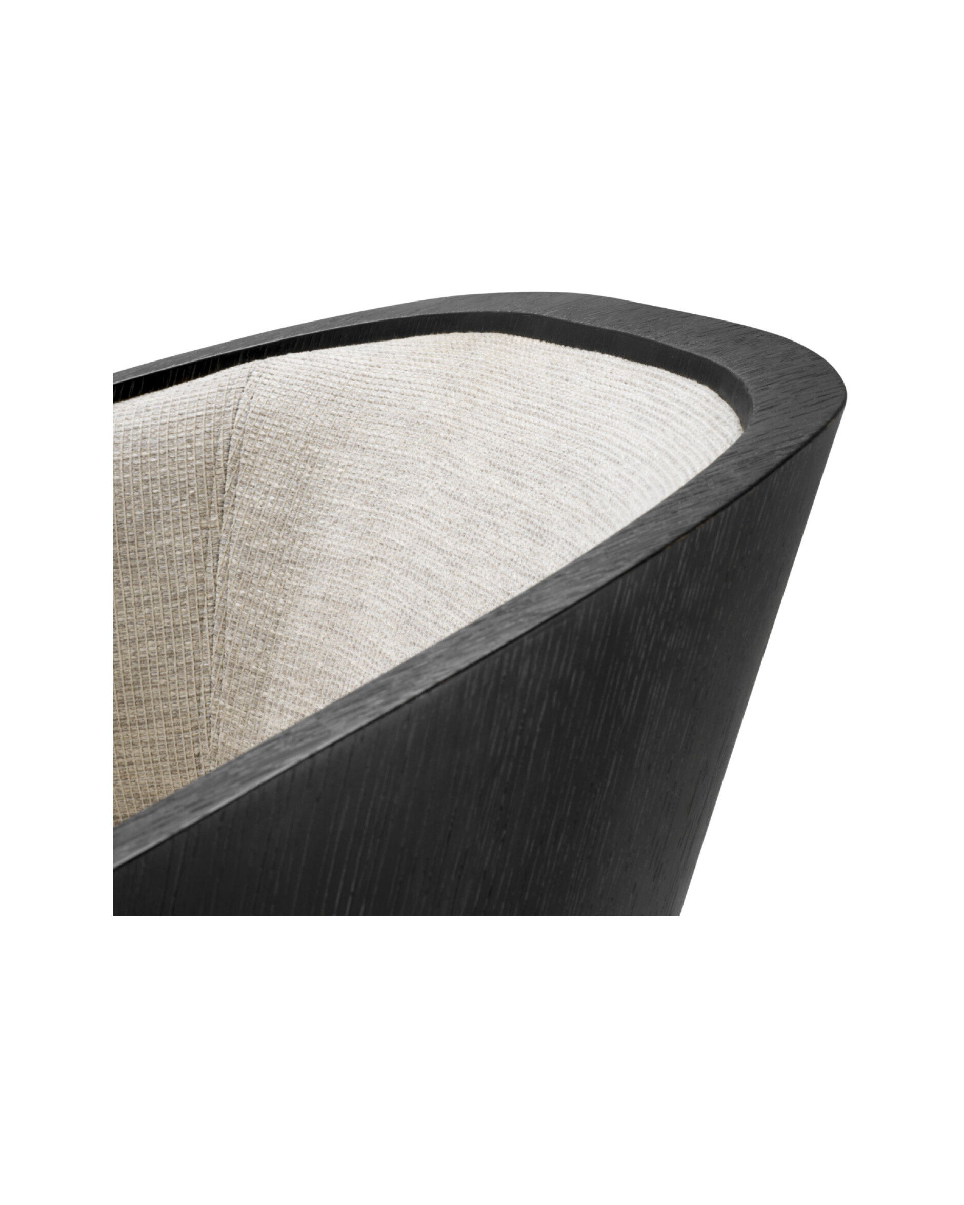 Zephira Fauteuil Donkergrijs Eiken