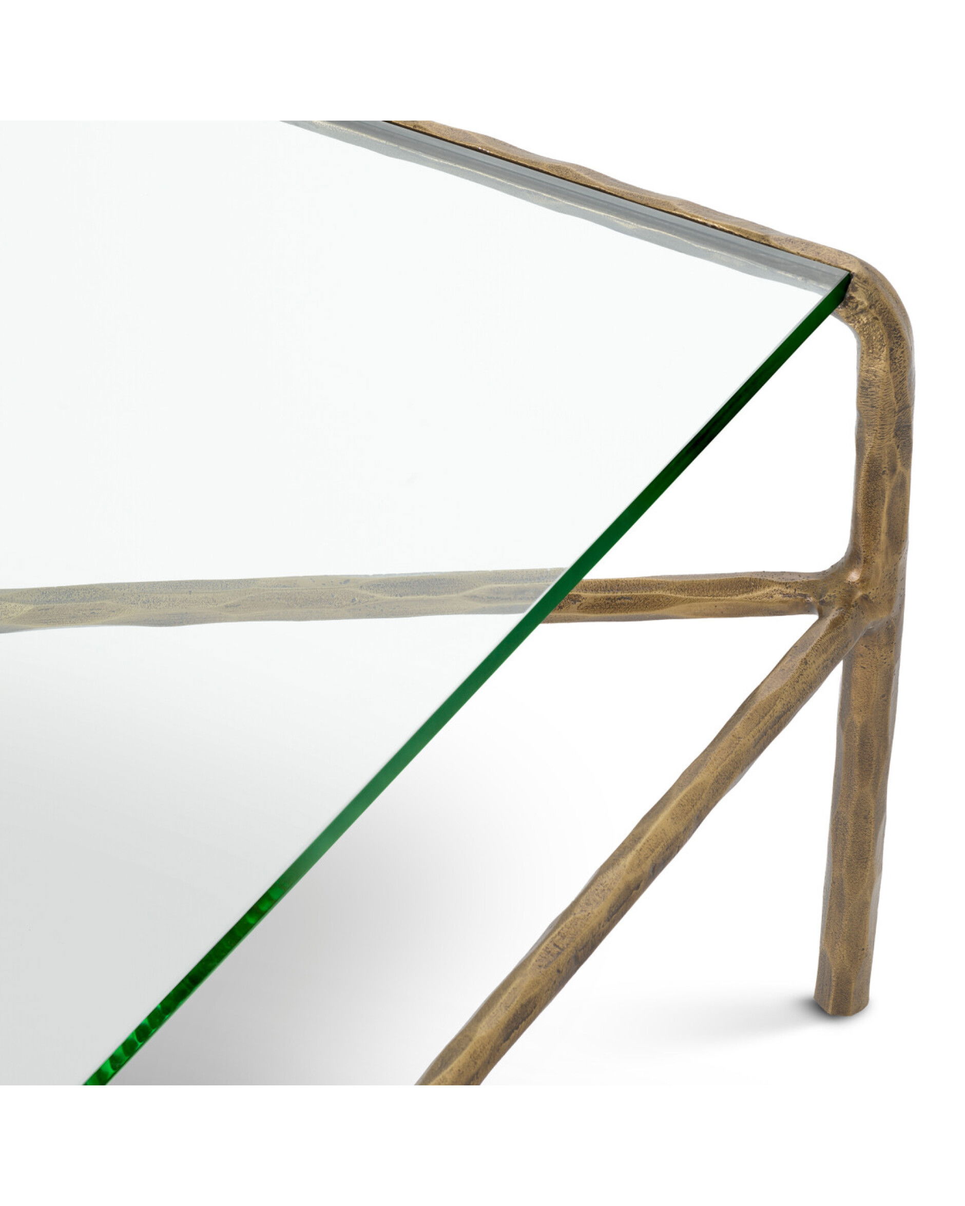 Xandria-sohvapöytä antiikkimessinki