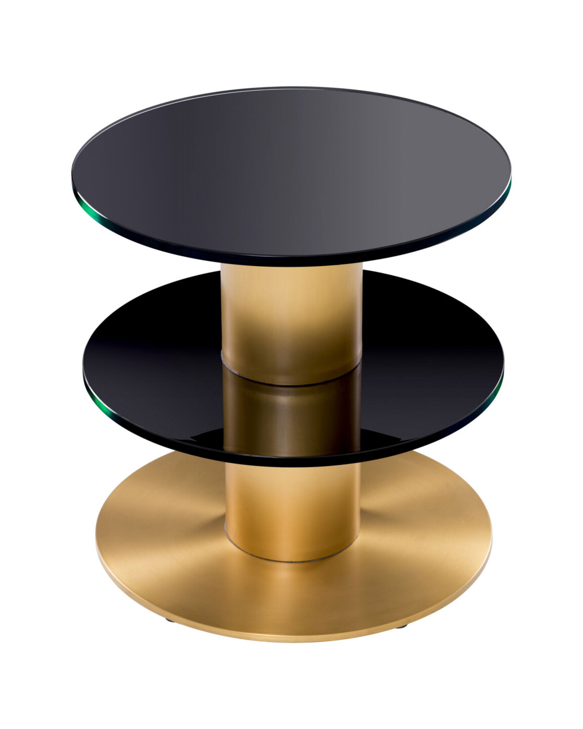 Dorado bijzettafel messing