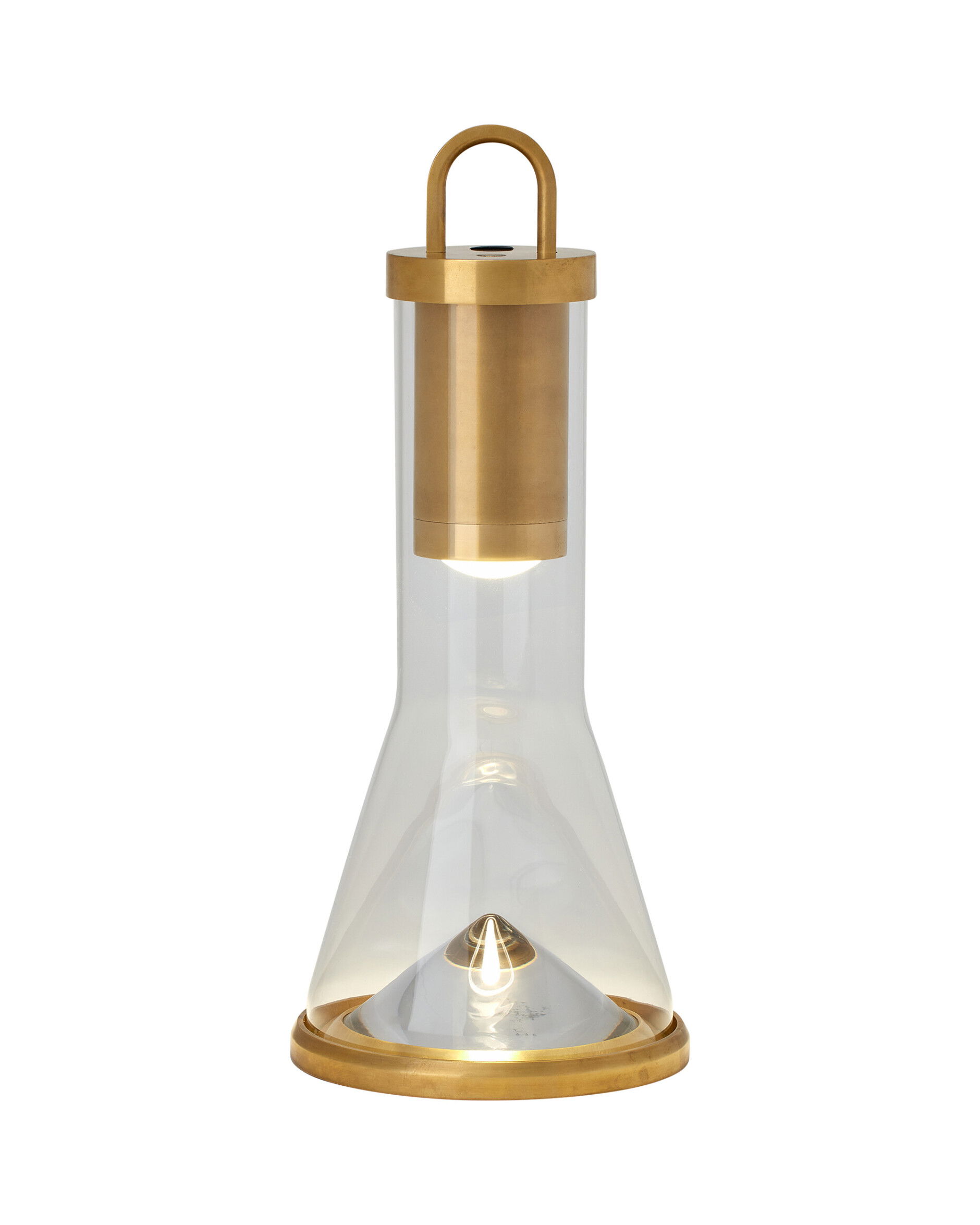 Kandella bordslampa uppladdningsbar mässing