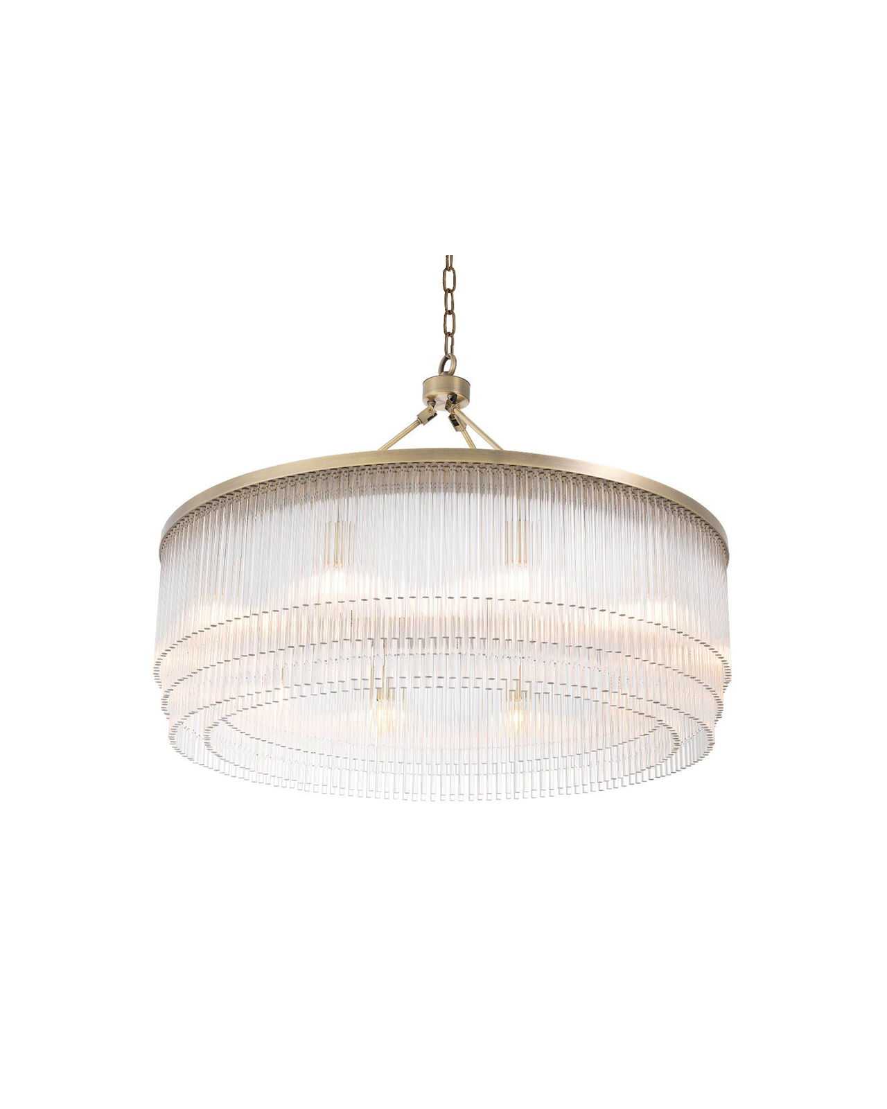 Hector takkrona borstad mässing