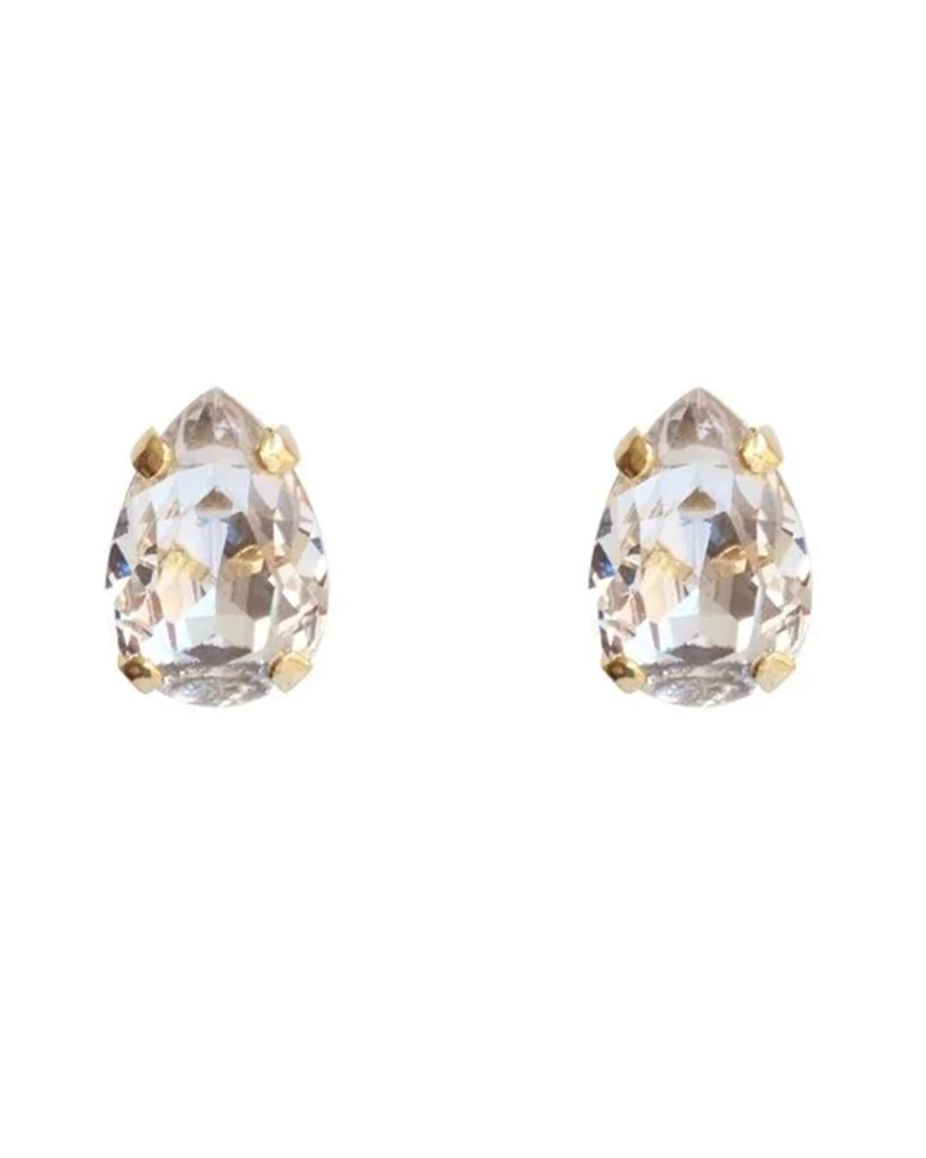 Petite Drop Stud örhängen crystal