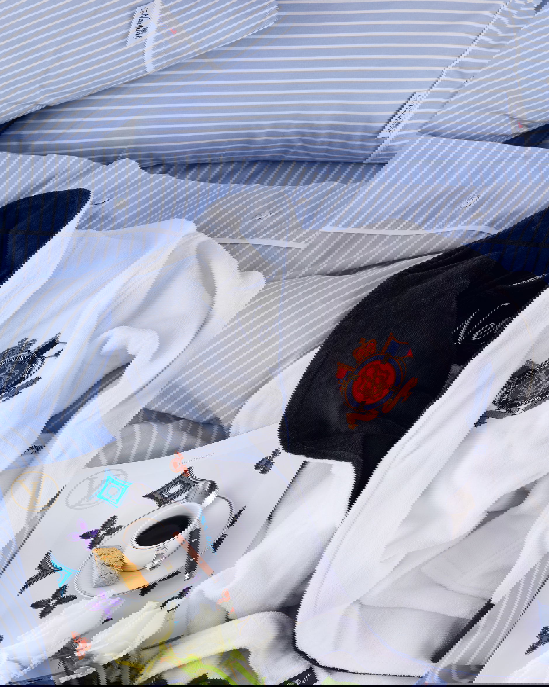 Yacht Club Bathrobe White