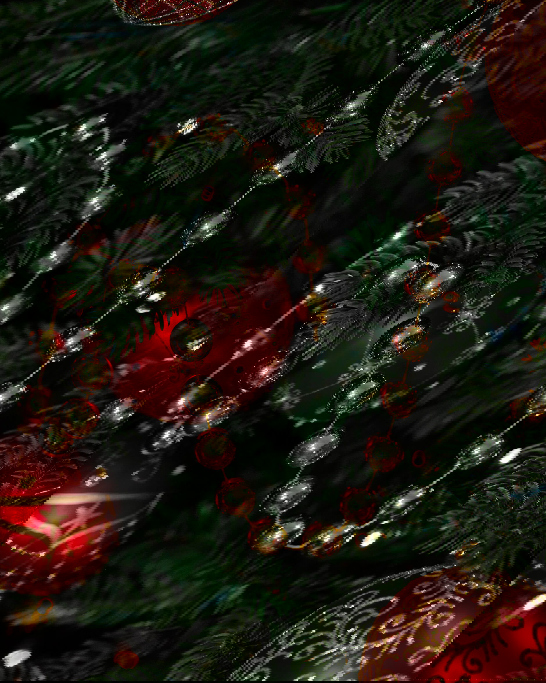 Pärlgirlang guld 270cm