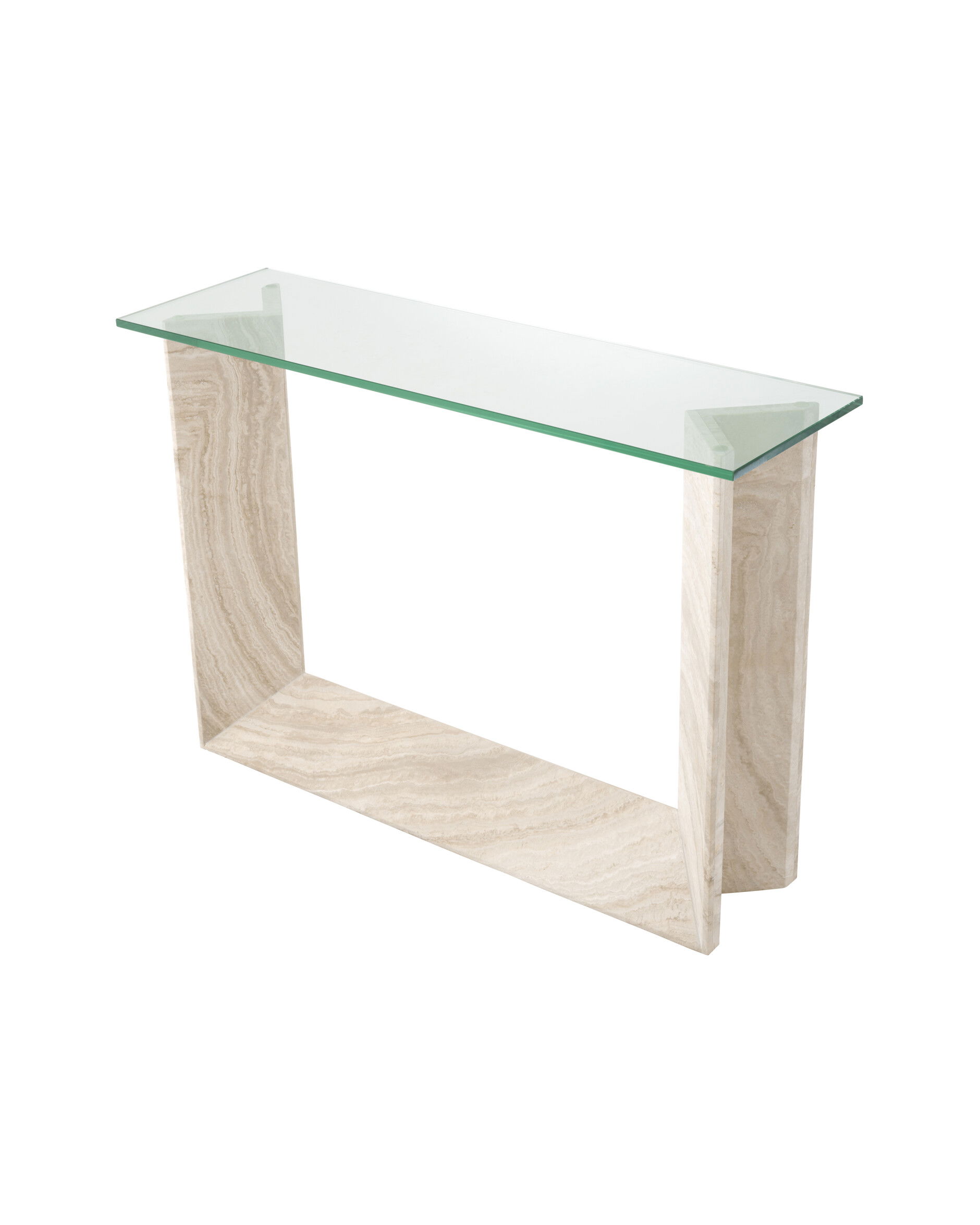 Fortuna konsolbord travertine