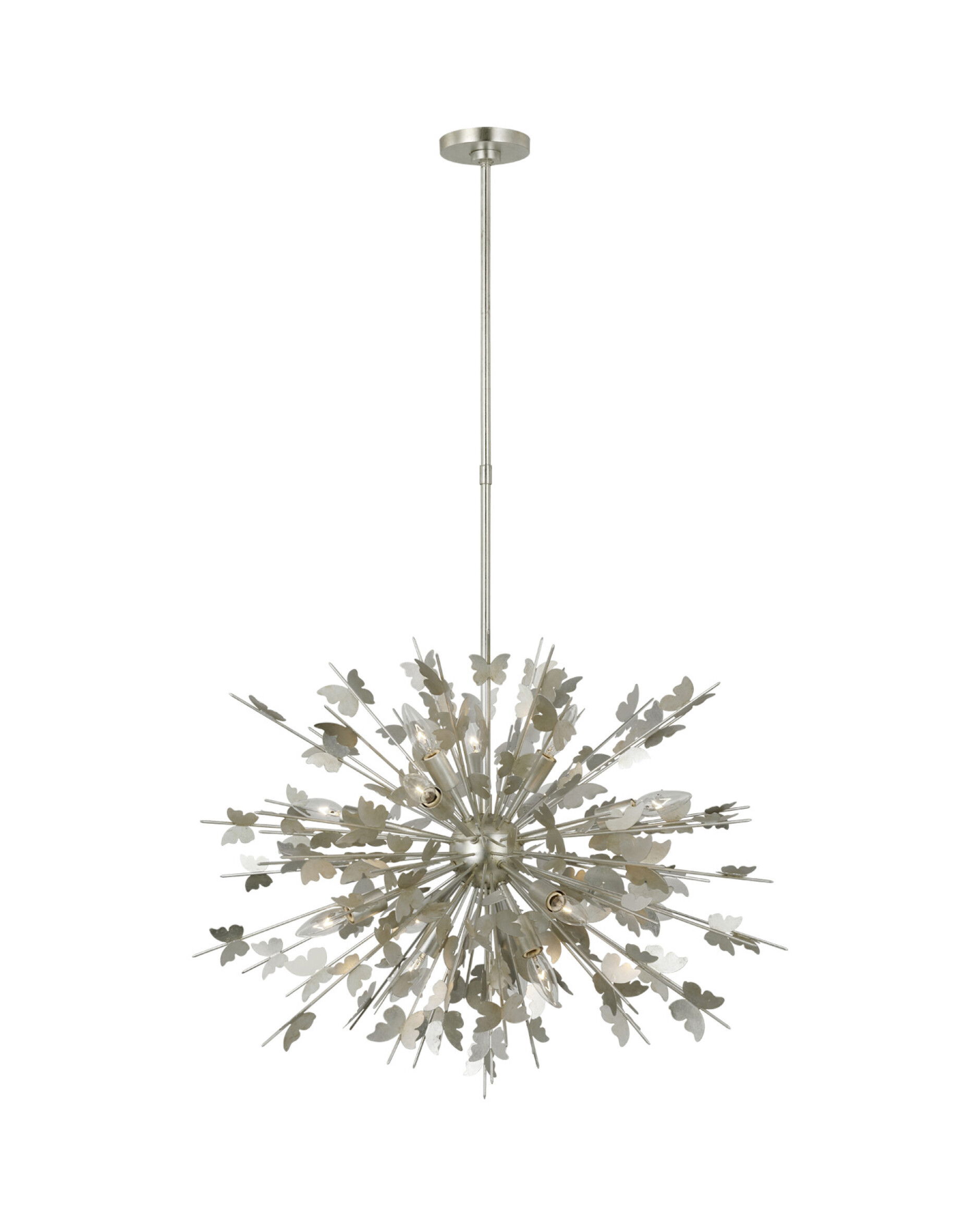 Farfalle takkrona silver M