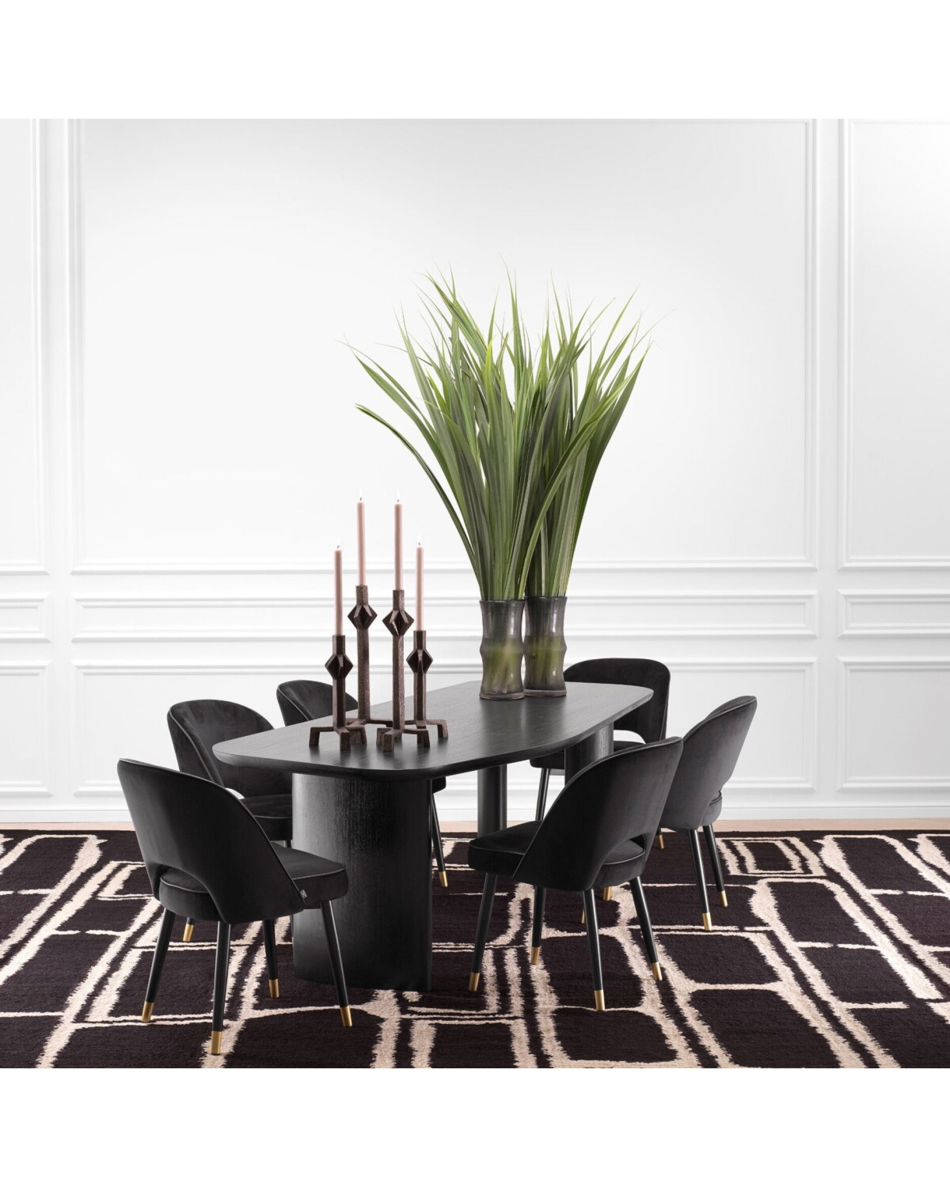 Flemings Dining Table Black