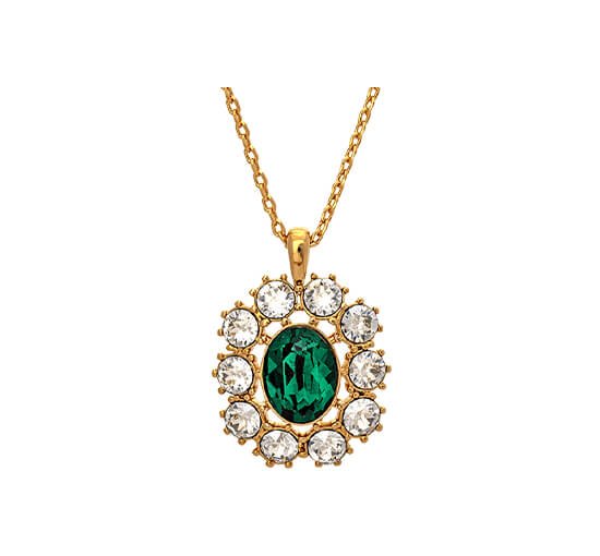 Miss Elizabeth halsband emerald - Newport