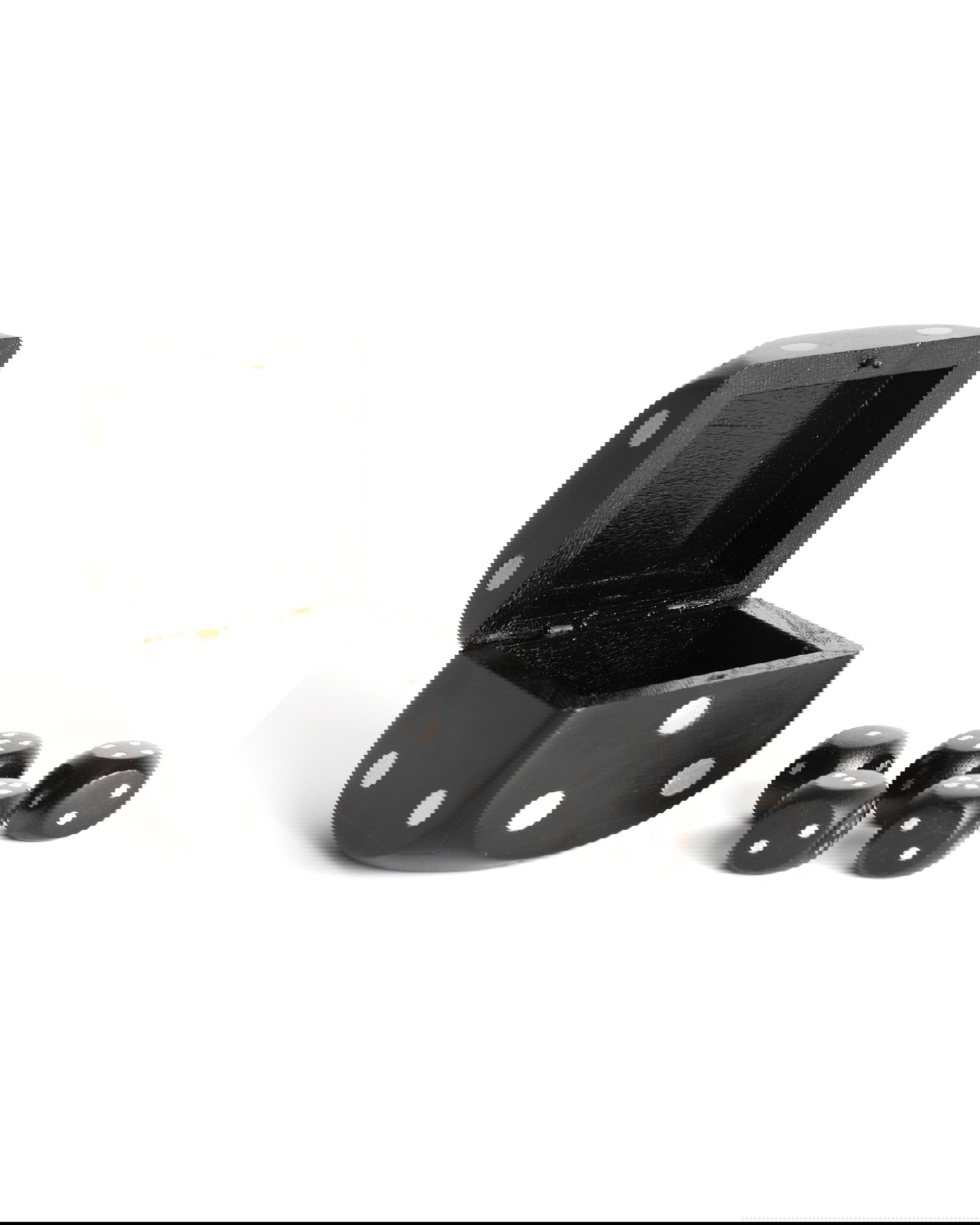 Tärning spel svart/silver