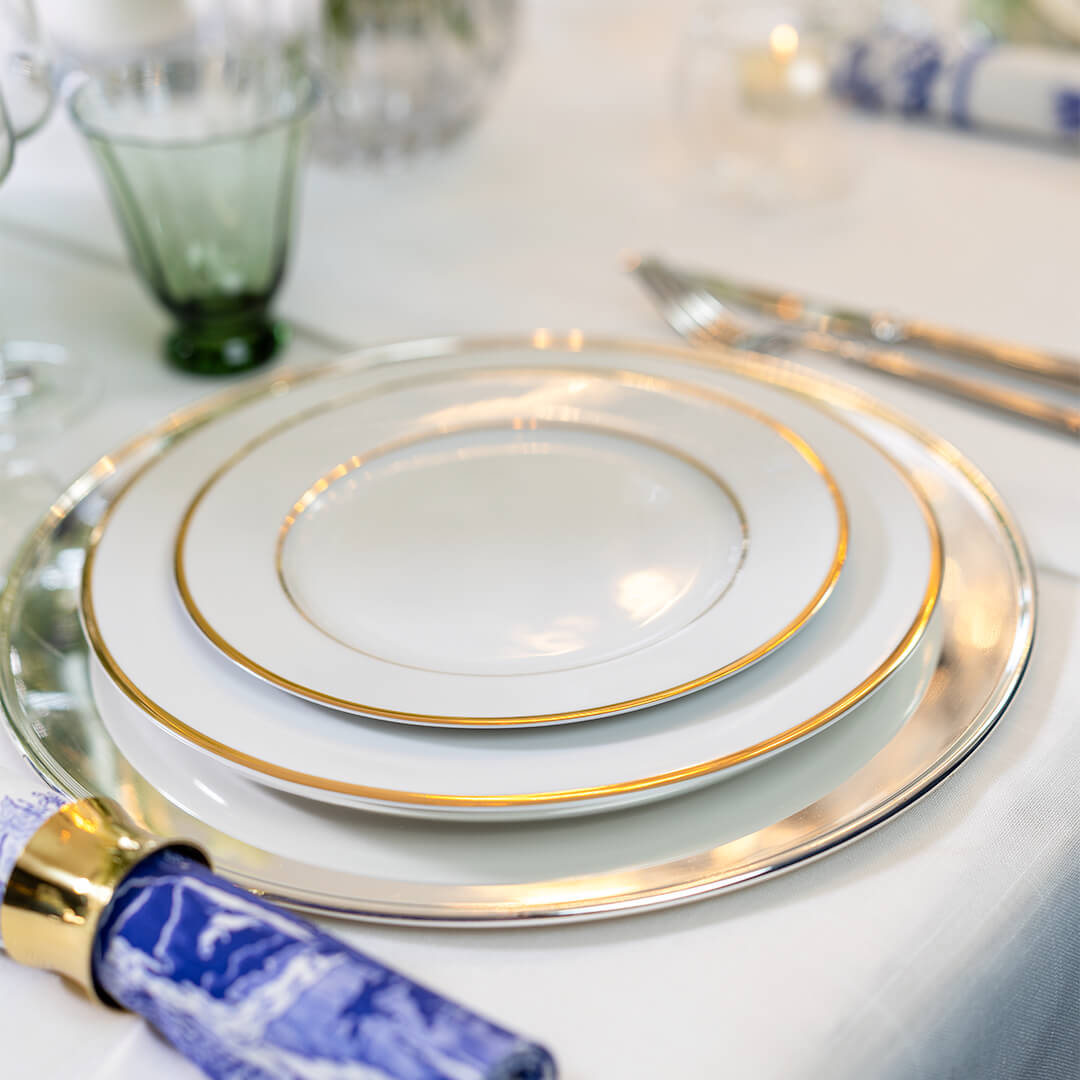 Fairmont assiett vit 6-pack