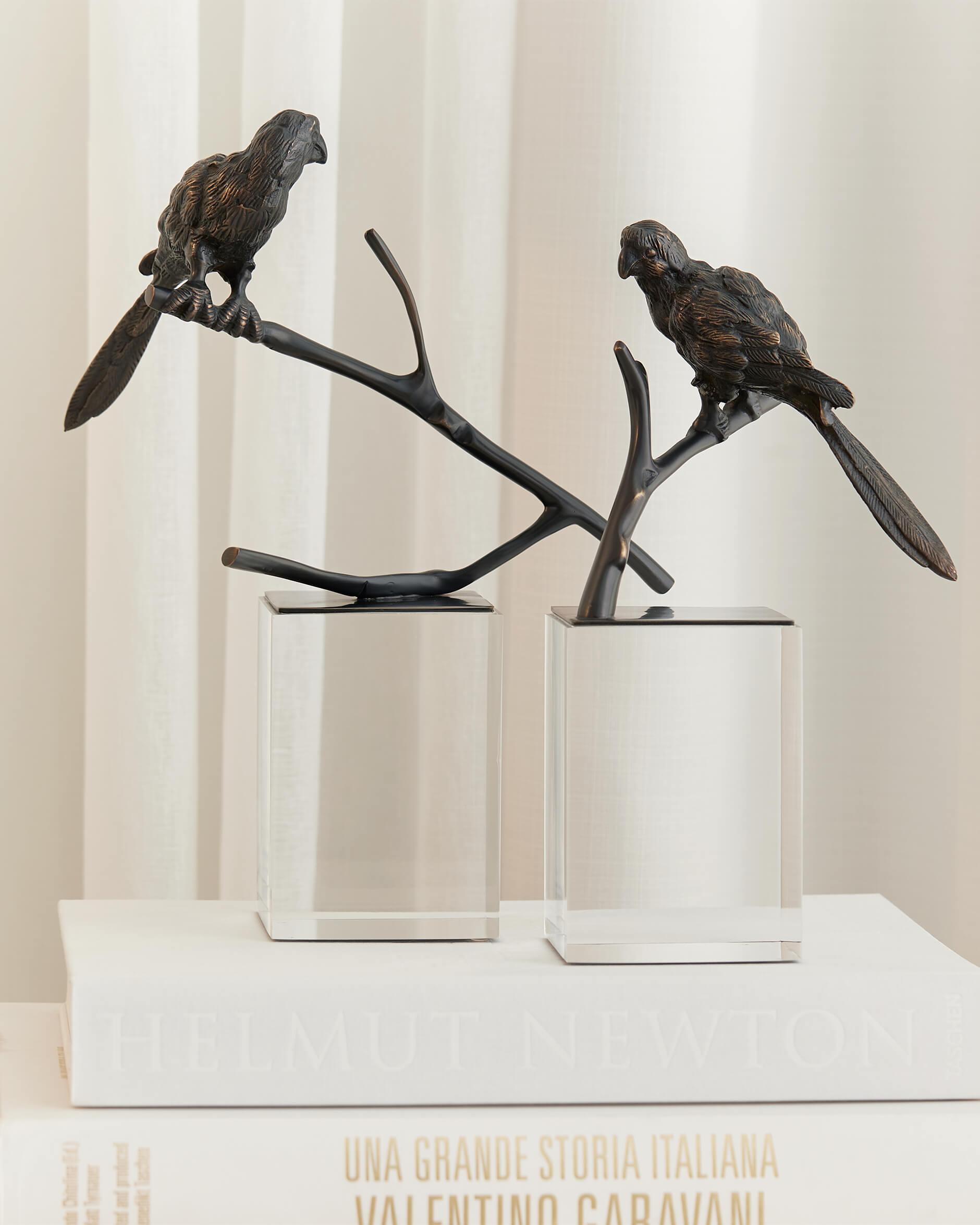 Morgana dekorationer brons 2-set